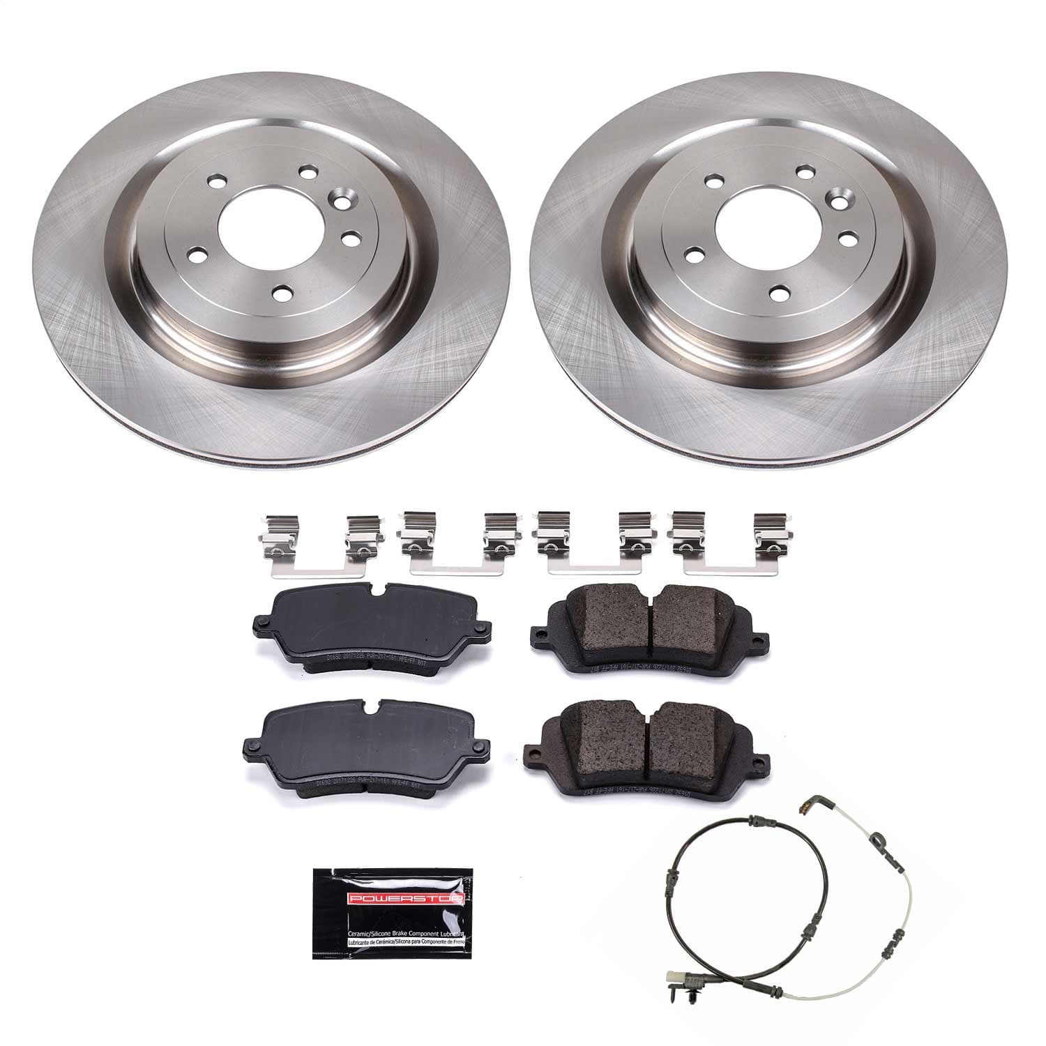 Power Stop - KOE8385 - Rear - Disc Brake Pad and Rotor Kit image 1
