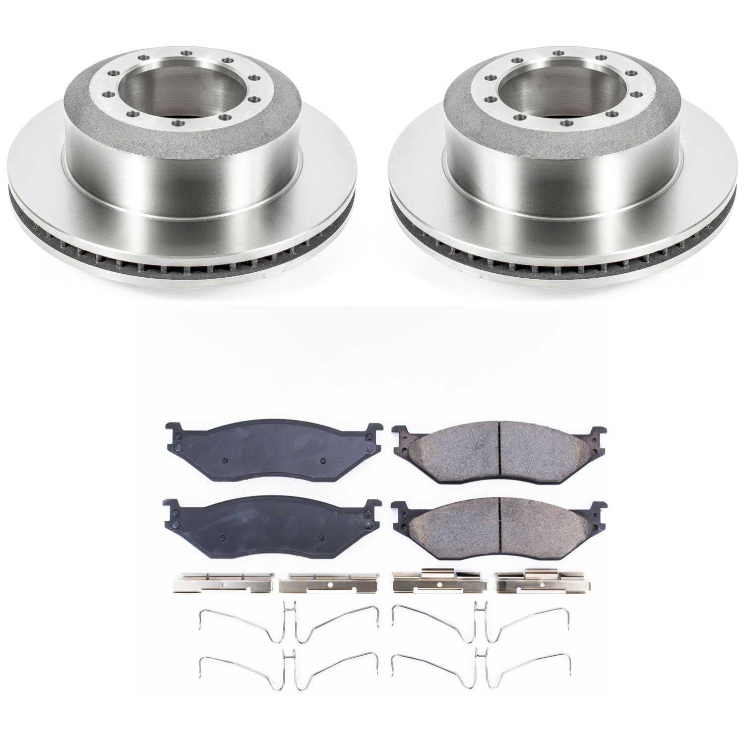 Power Stop - KOE8395 - Front and Rear - Disc Brake Pad and Rotor Kit image 1