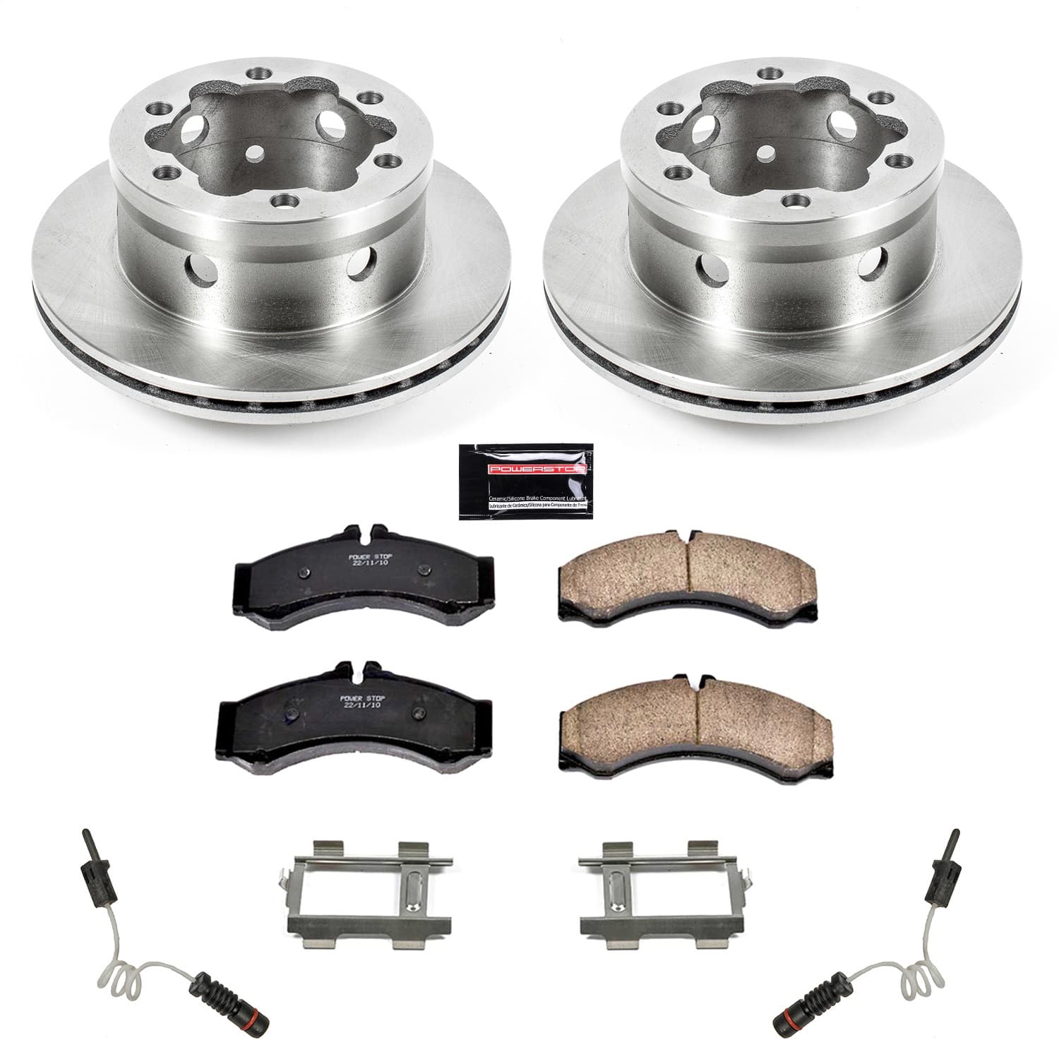 Power Stop - KOE8427 - Rear - Disc Brake Pad and Rotor Kit image 1