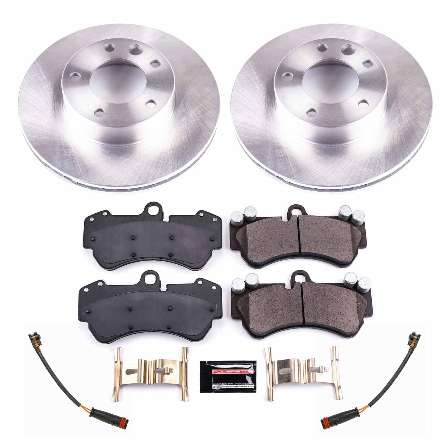 Power Stop - KOE8475 - Front - Disc Brake Pad and Rotor Kit image 1