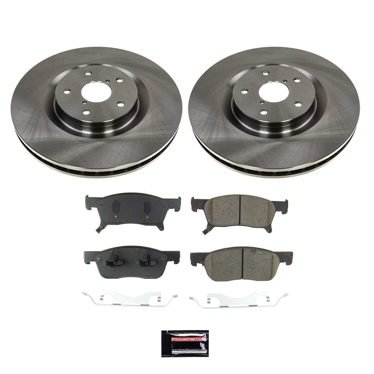 Power Stop - KOE8479 - Front - Disc Brake Pad and Rotor Kit image 1
