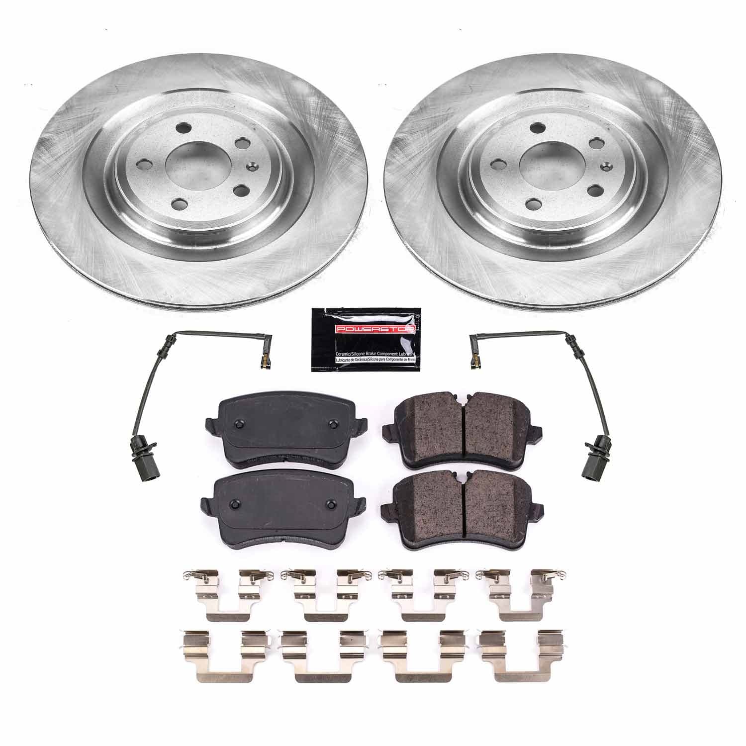 Power Stop - KOE8486 - Rear - Disc Brake Pad and Rotor Kit image 1