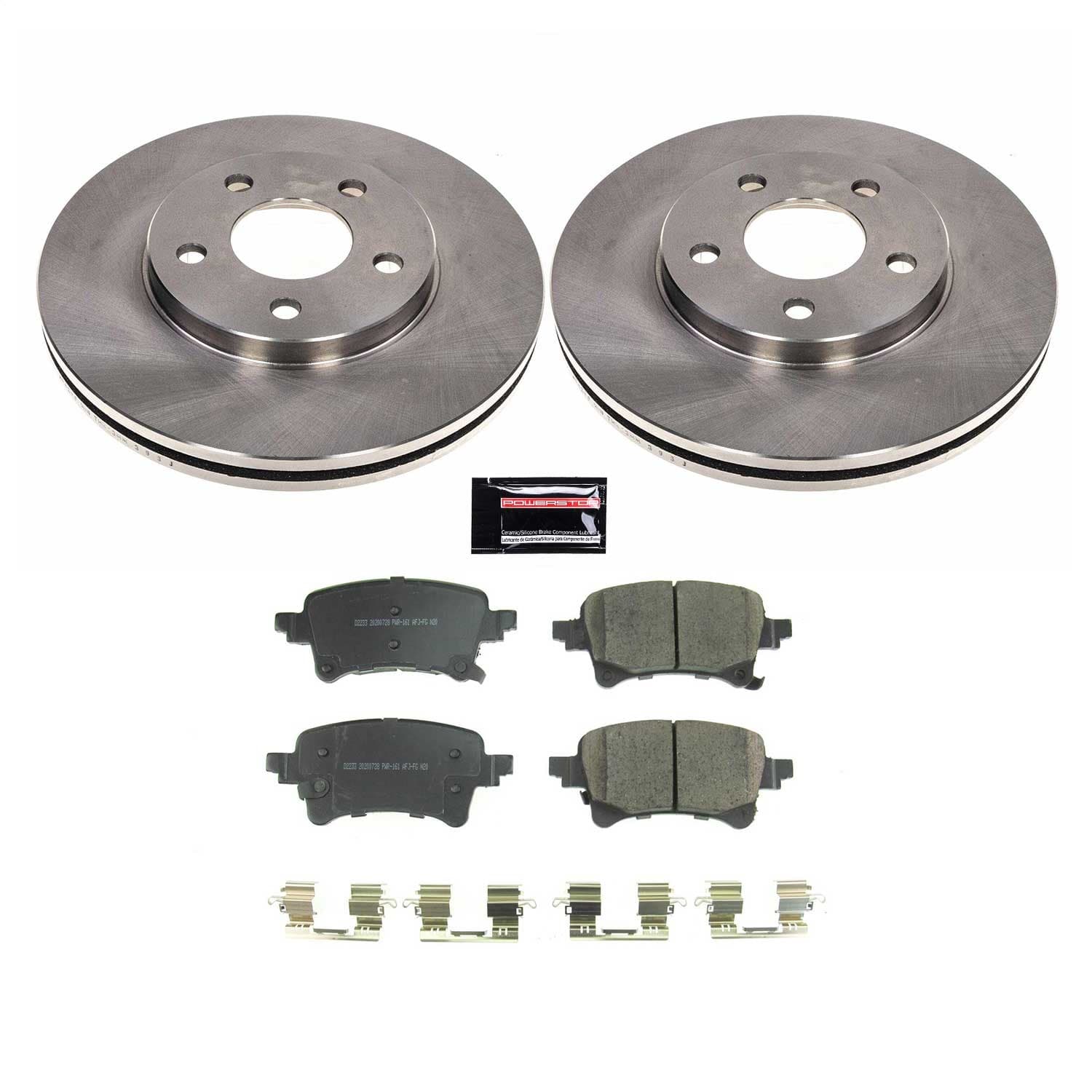 Power Stop - KOE8490 - Rear - Disc Brake Pad and Rotor Kit image 1