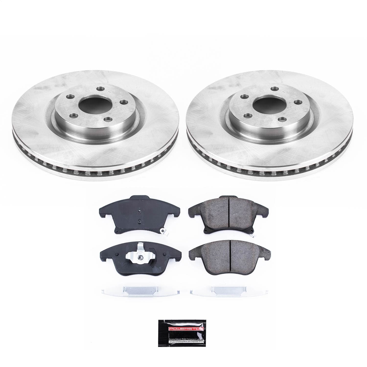 Power Stop - KOE8540 - Front - Disc Brake Pad and Rotor Kit image 1