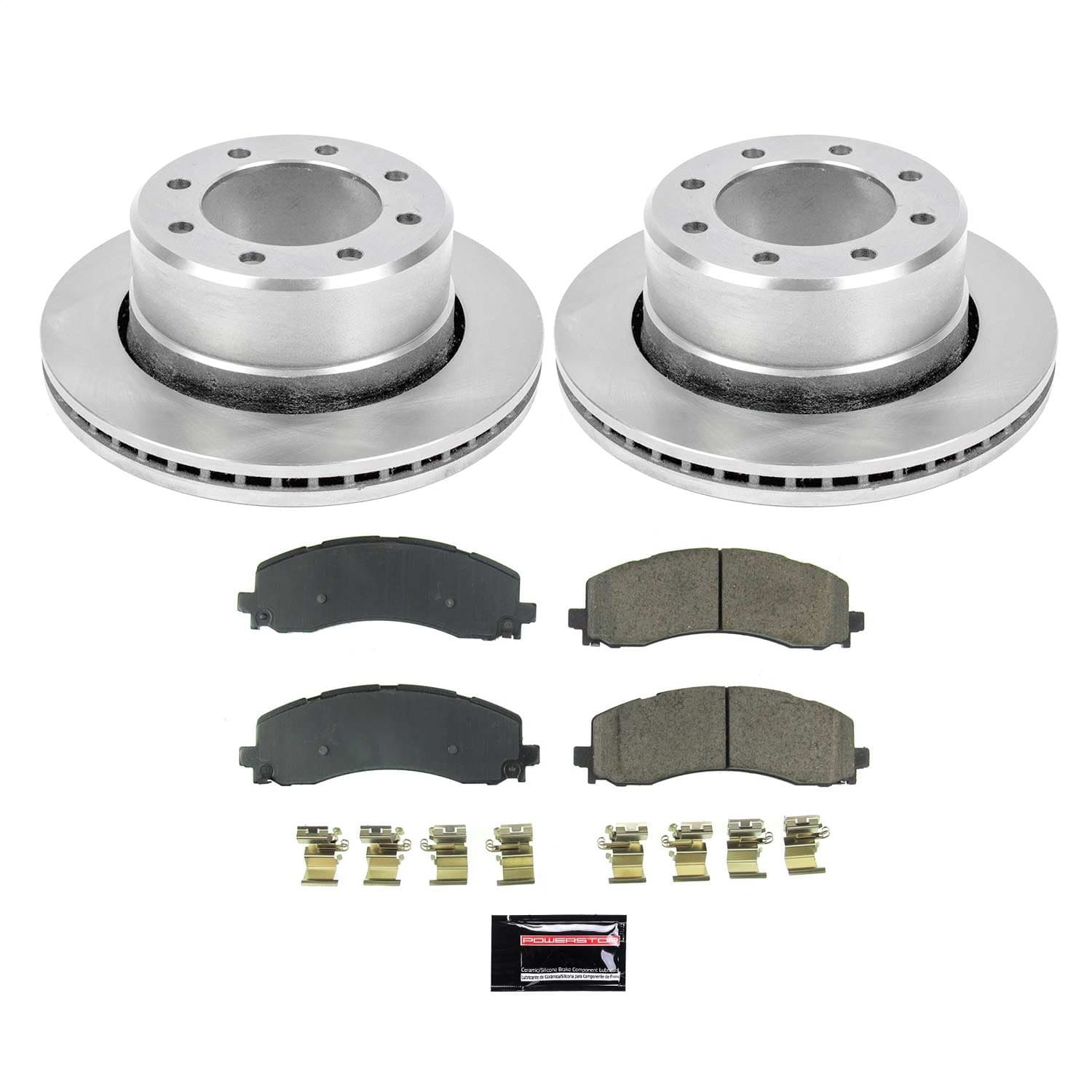 Power Stop - KOE8641 - Rear - Disc Brake Pad and Rotor Kit image 1