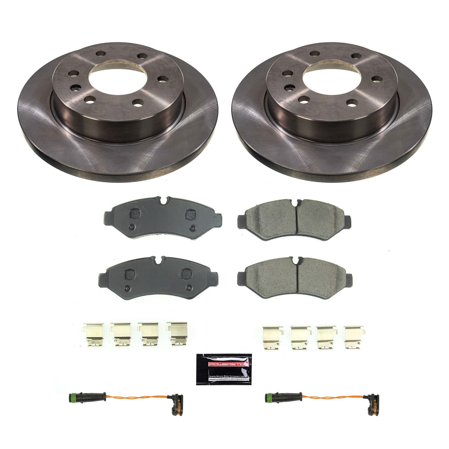 Power Stop - KOE8655 - Rear - Disc Brake Pad and Rotor Kit image 1