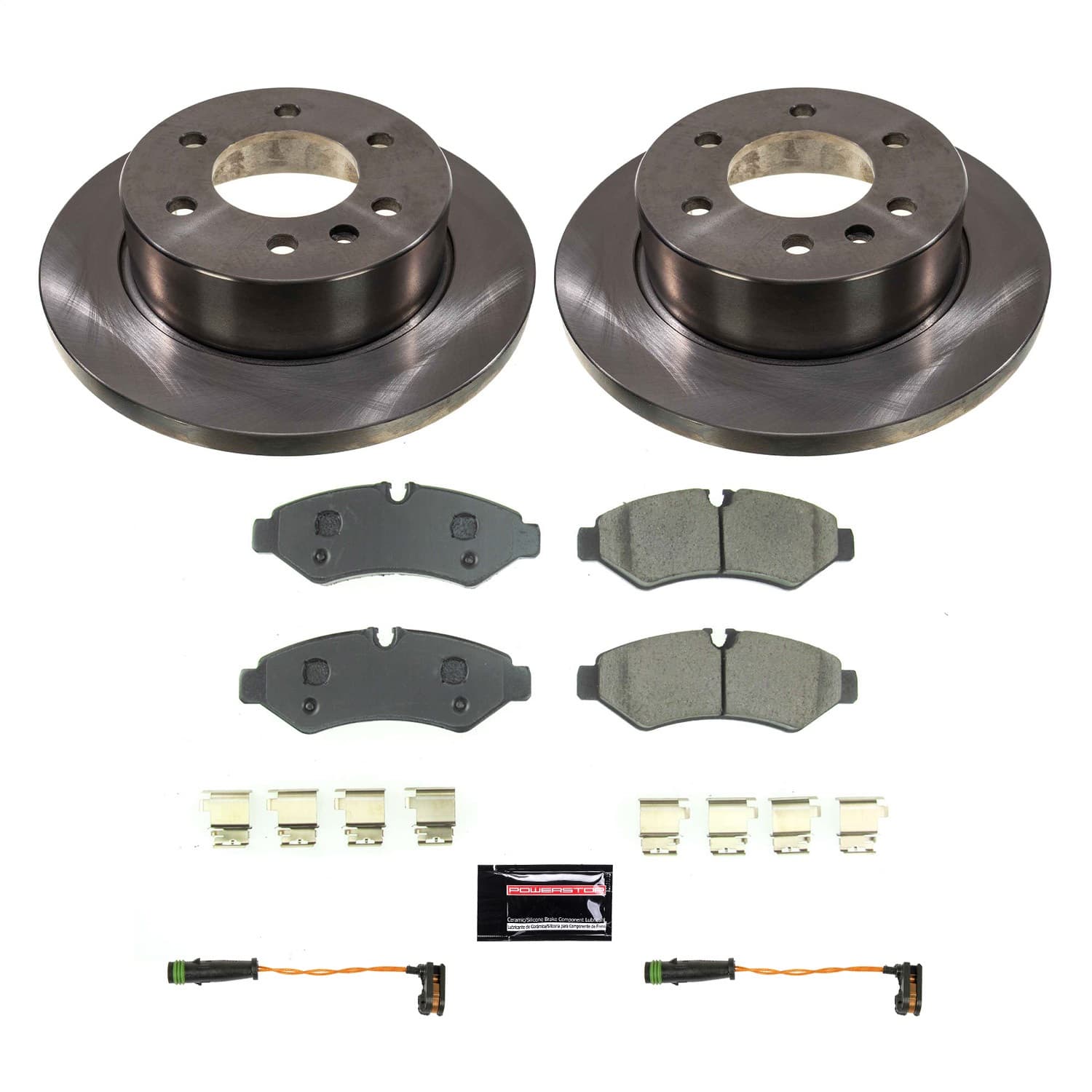 Power Stop - KOE8656 - Rear - Disc Brake Pad and Rotor Kit image 1