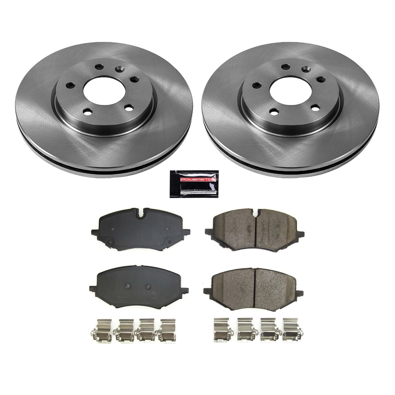 Power Stop - KOE8671 - Front - Disc Brake Pad and Rotor Kit image 1