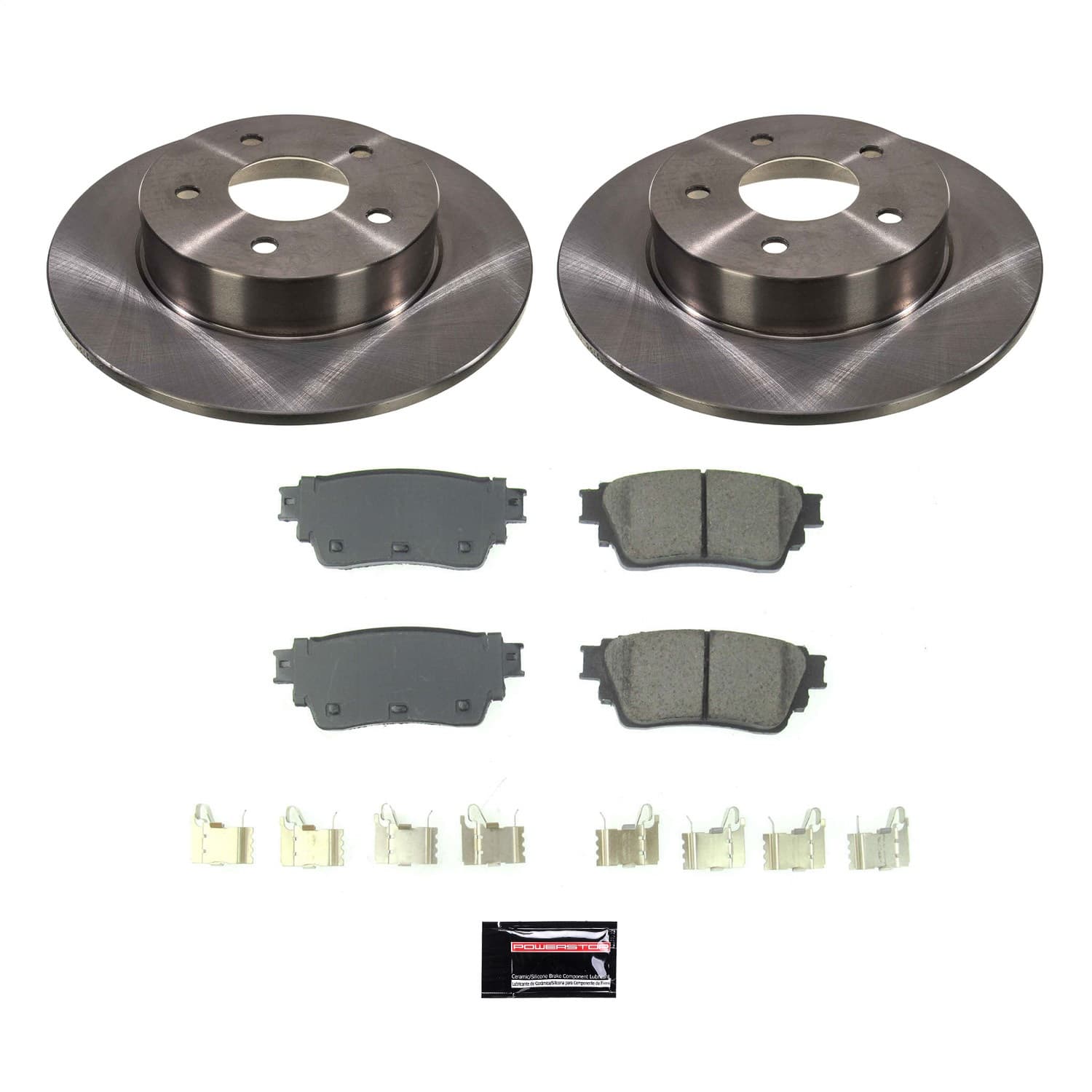 Power Stop - KOE8675 - Rear - Disc Brake Pad and Rotor Kit image 1