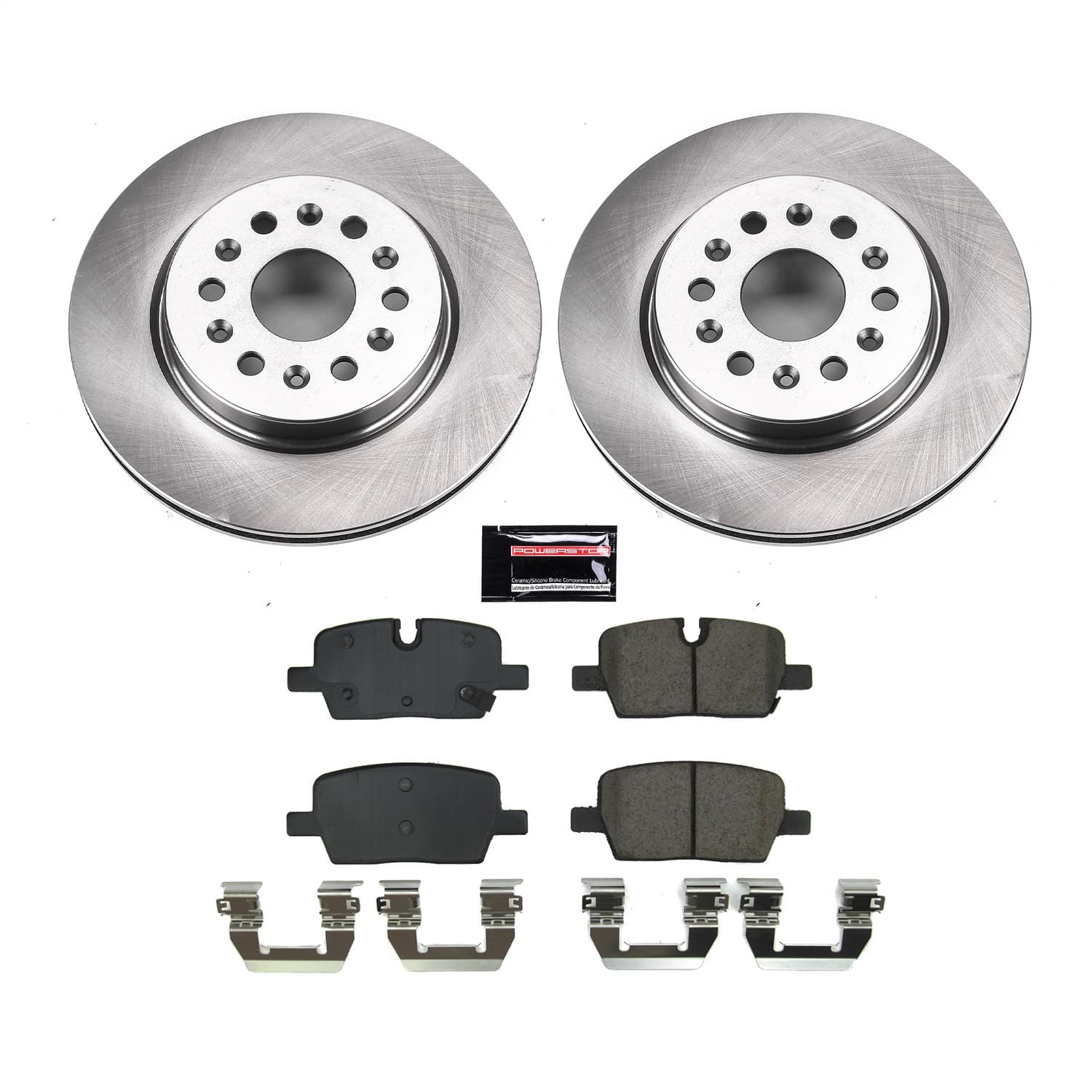 Power Stop - KOE8683 - Rear - Disc Brake Pad and Rotor Kit image 1