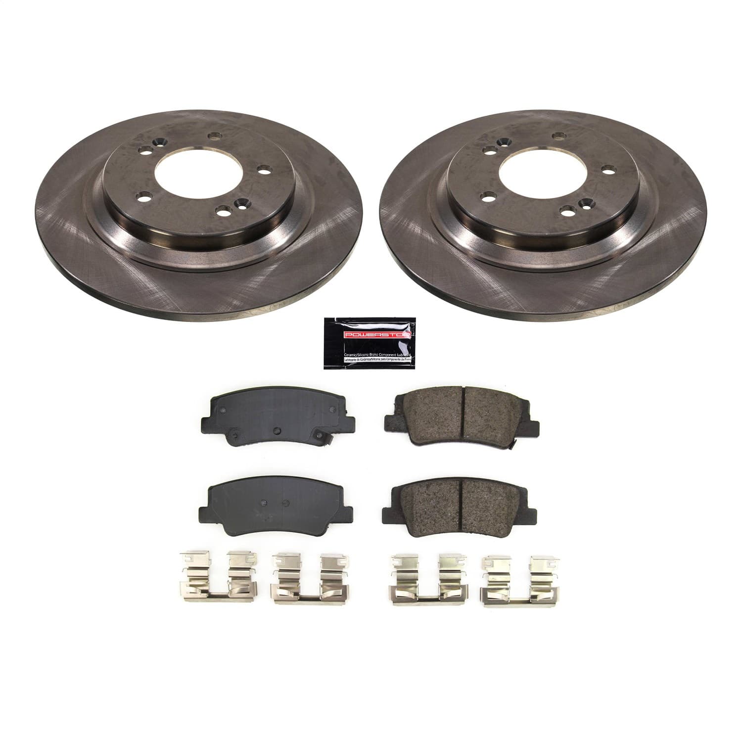 Power Stop - KOE8772 - Rear - Disc Brake Pad and Rotor Kit image 1