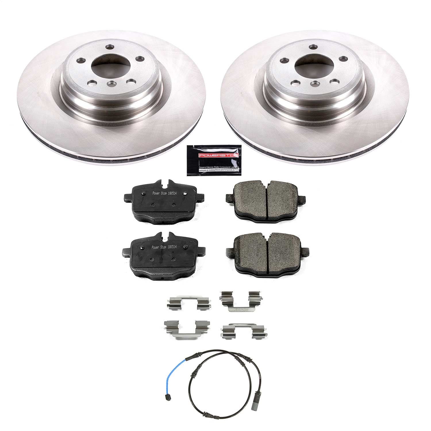Power Stop - KOE8775 - Rear - Disc Brake Pad and Rotor Kit image 1