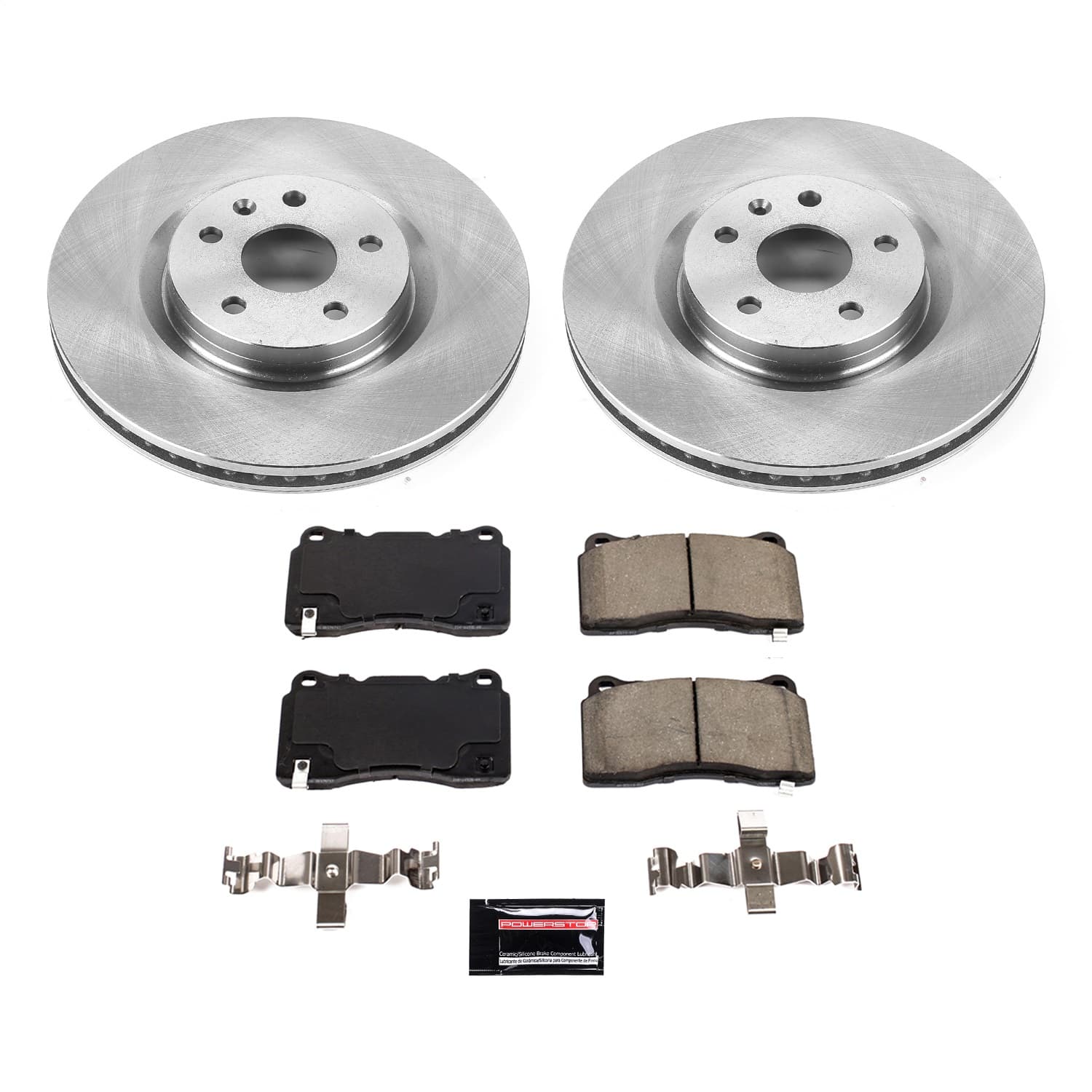 Power Stop - KOE8825 - Front - Disc Brake Pad and Rotor Kit image 1