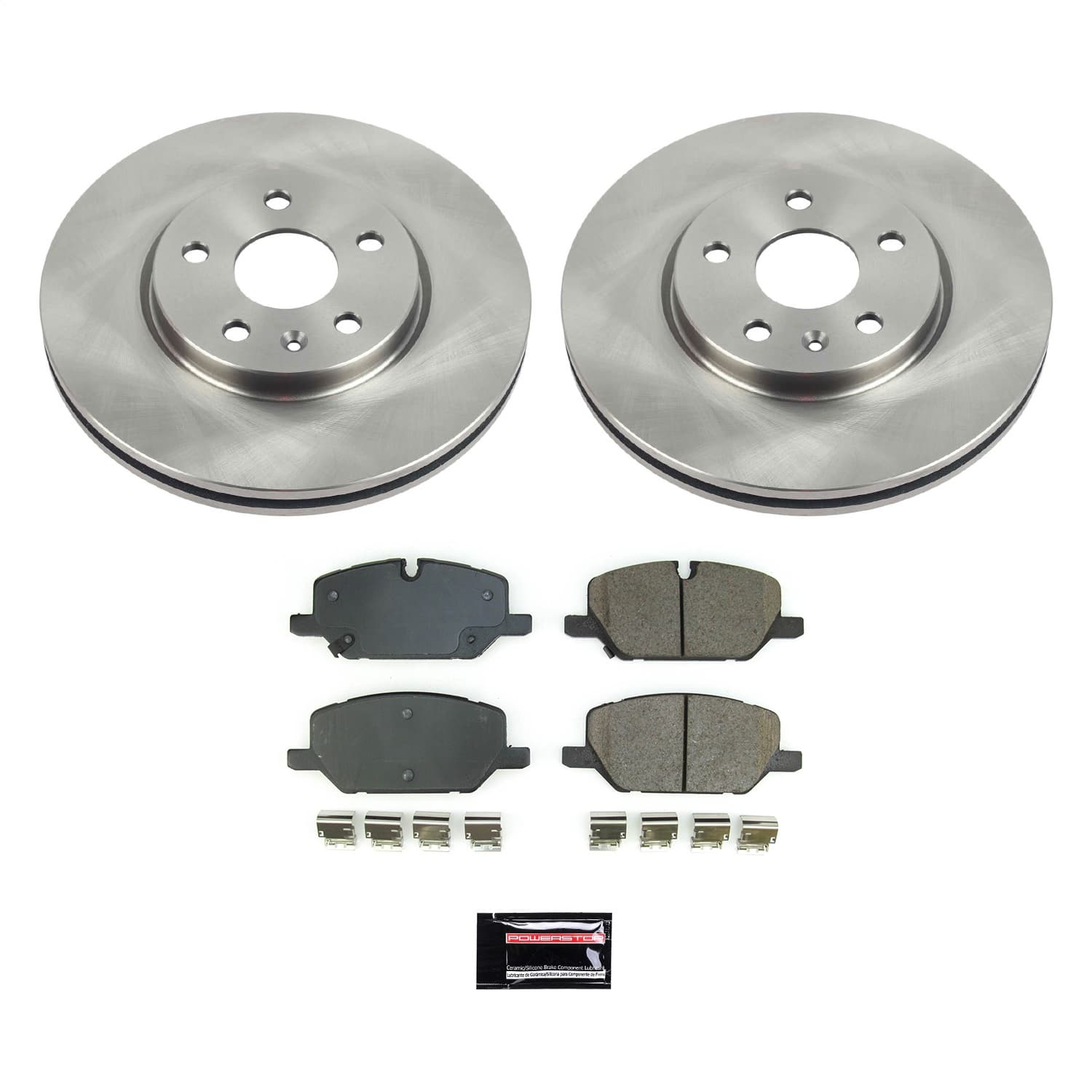 Power Stop - KOE8829 - Front - Disc Brake Pad and Rotor Kit image 1