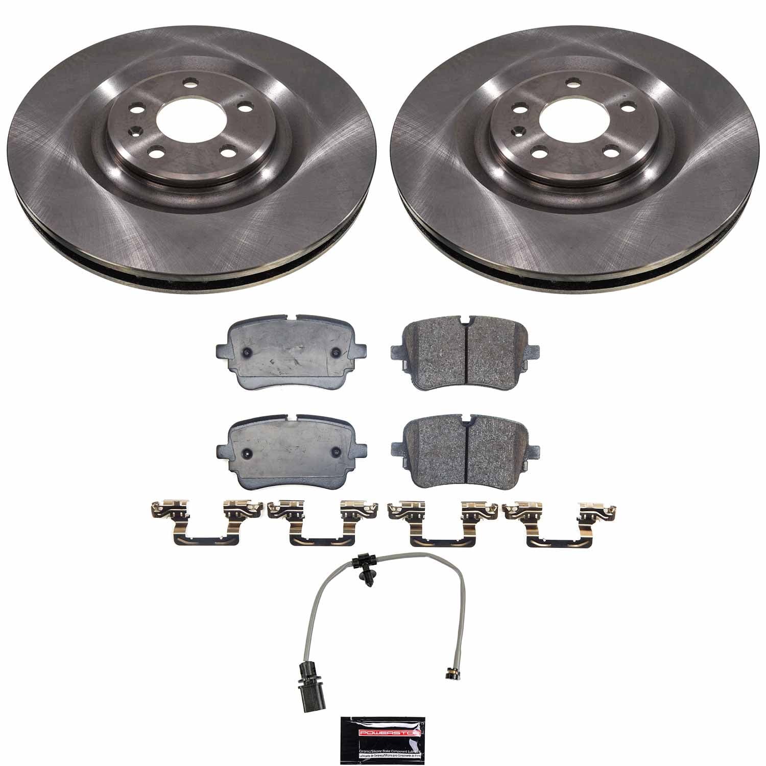 Power Stop - KOE8868 - Rear - Disc Brake Pad and Rotor Kit image 1