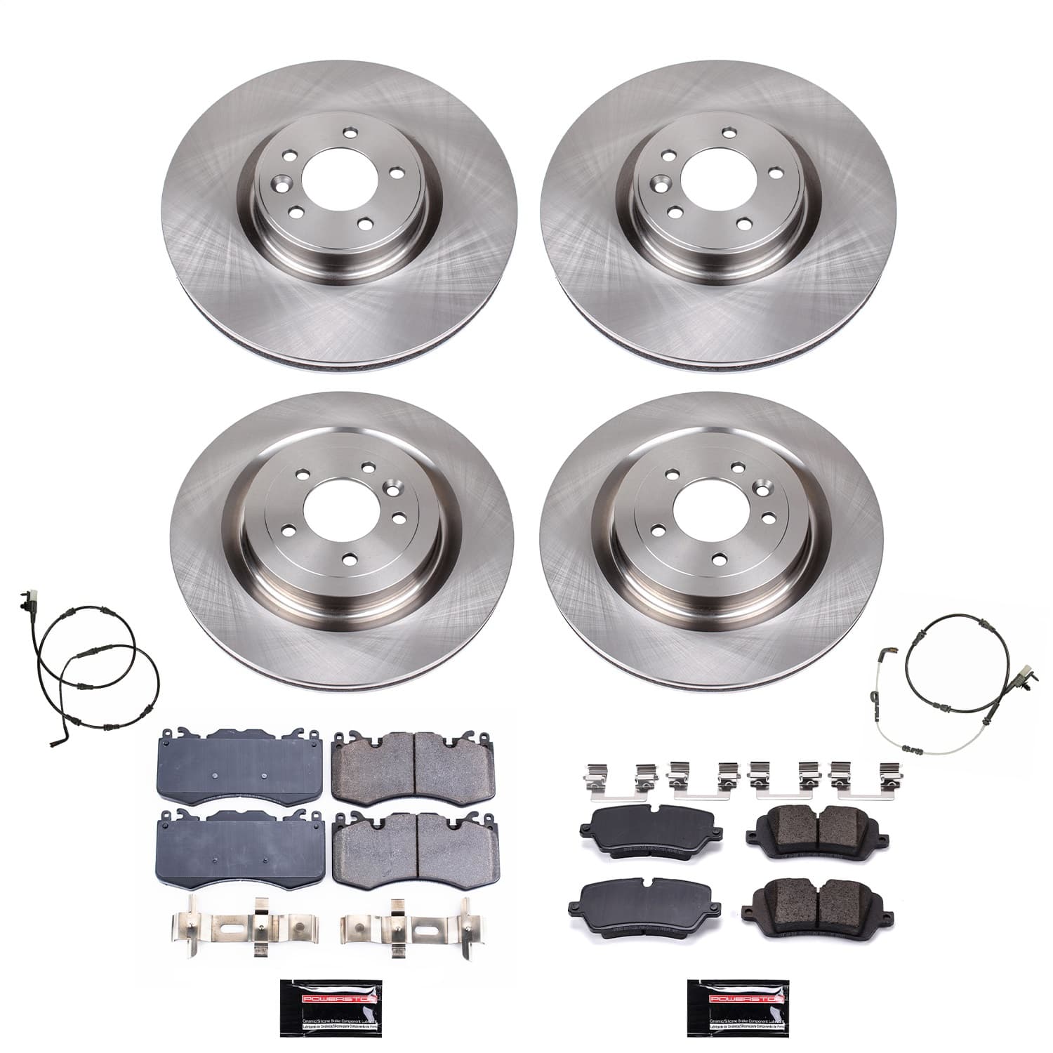 Power Stop - KOE8905 - Front and Rear - Disc Brake Pad and Rotor Kit image 1