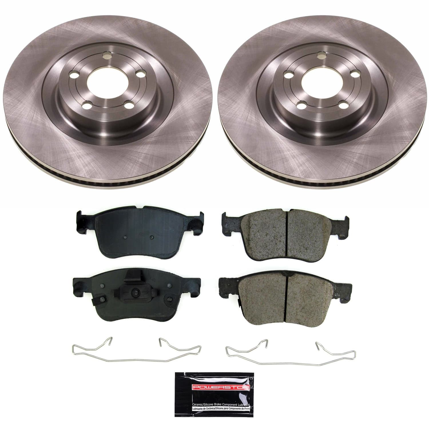 Power Stop - KOE8926 - Front - Disc Brake Pad and Rotor Kit image 1