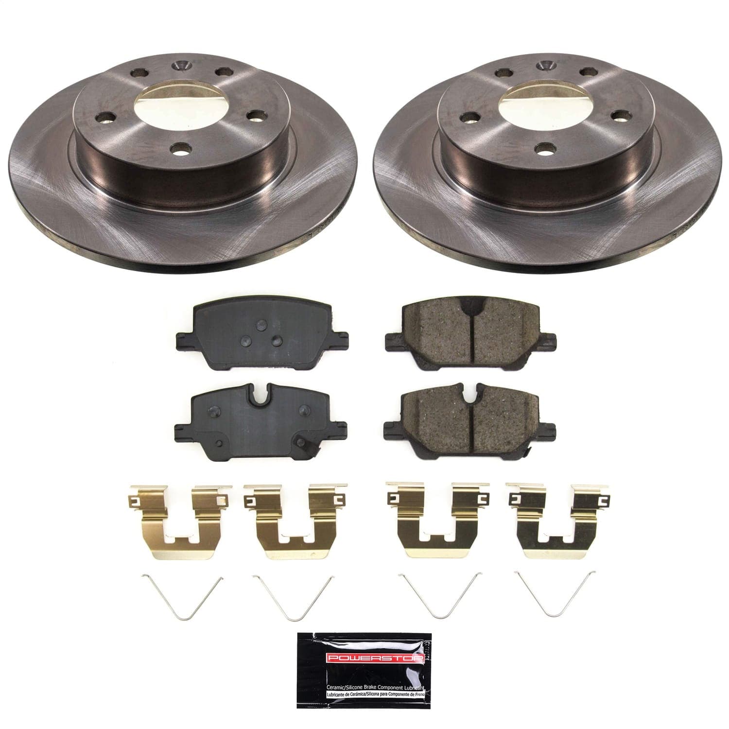 Power Stop - KOE9013 - Rear - Disc Brake Pad and Rotor Kit image 1