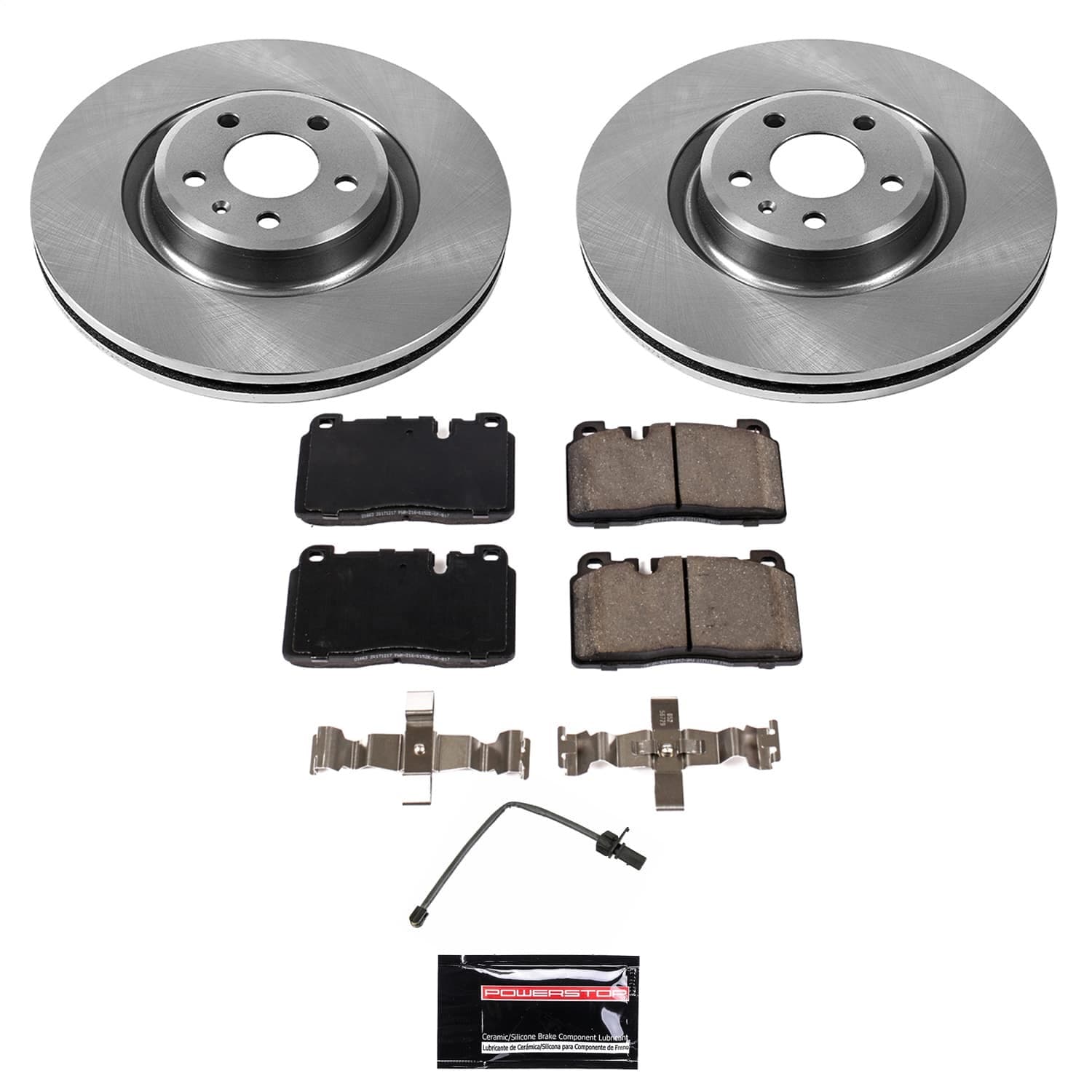 Power Stop - KOE9075 - Front - Disc Brake Pad and Rotor Kit image 1
