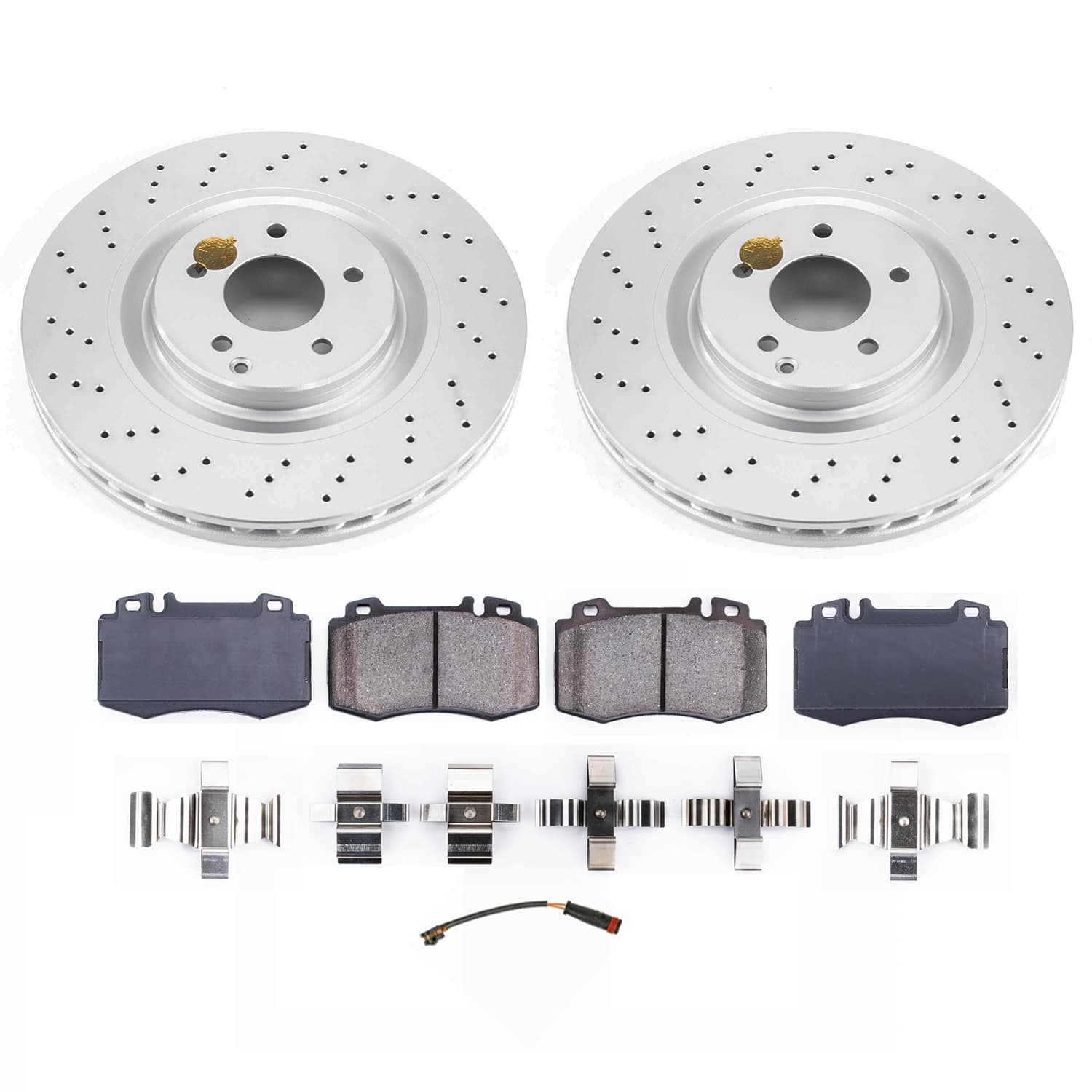 Power Stop - KOE9078 - Front - Disc Brake Pad and Rotor Kit image 1