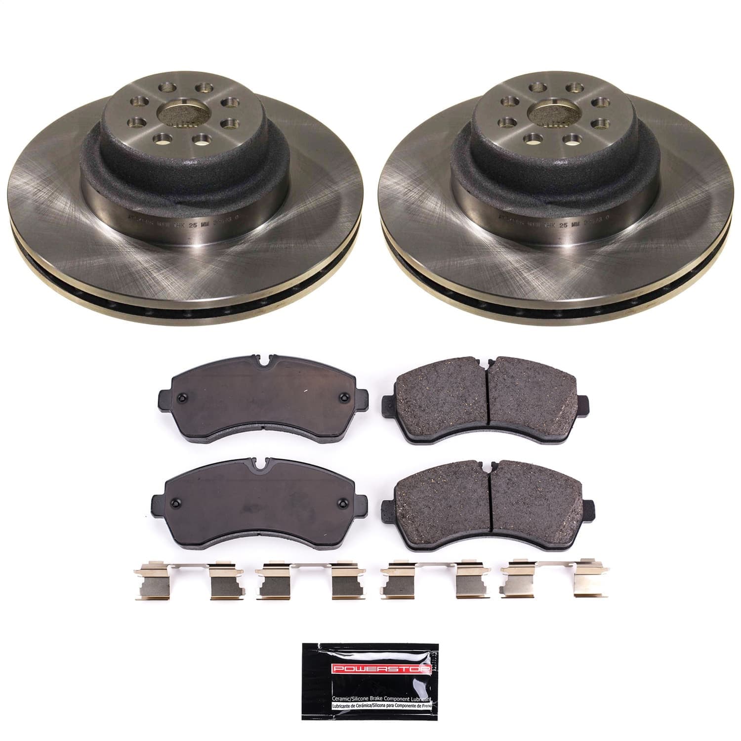 Power Stop - KOE9082 - Front - Disc Brake Pad and Rotor Kit image 1