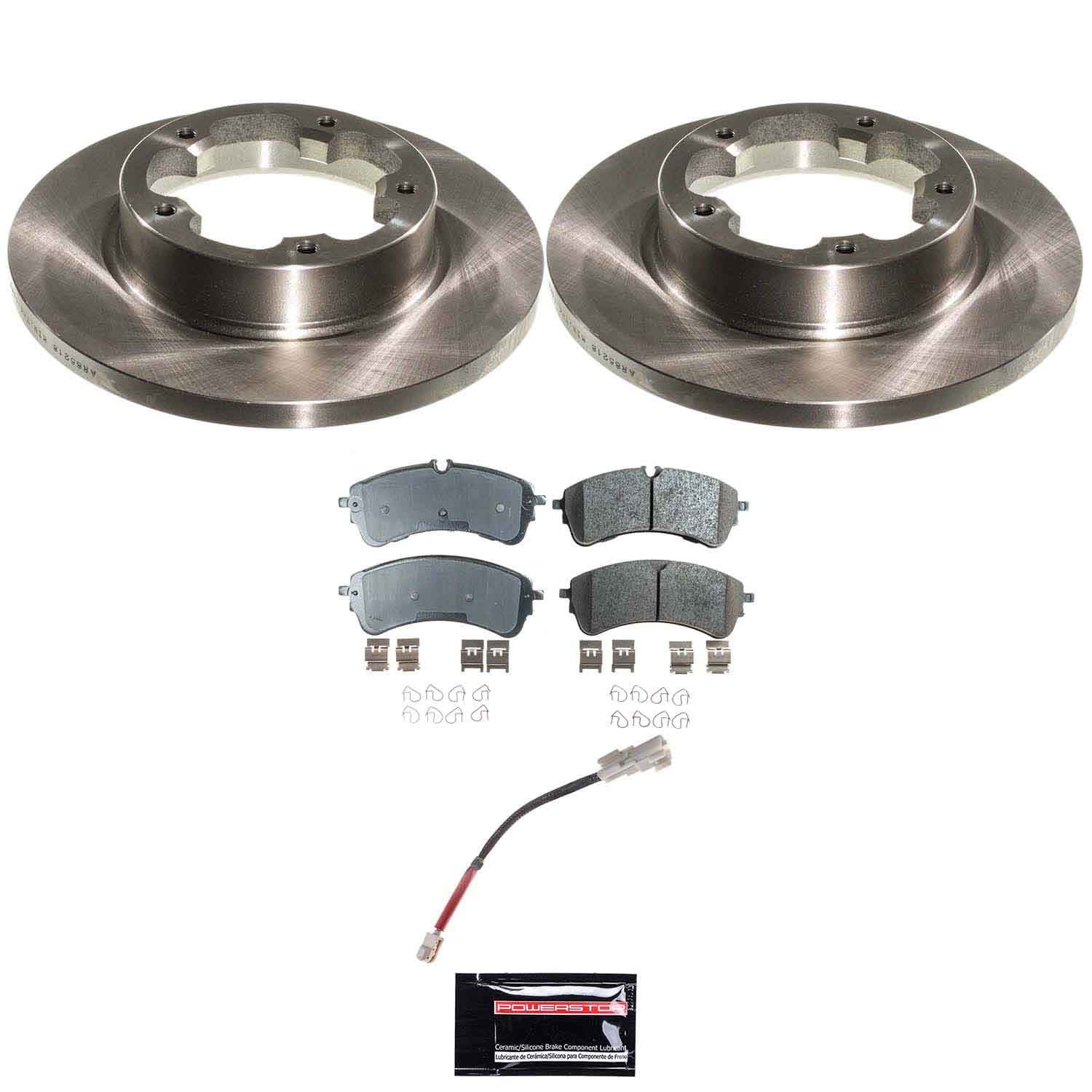 Power Stop - KOE9105 - Rear - Disc Brake Pad and Rotor Kit image 1