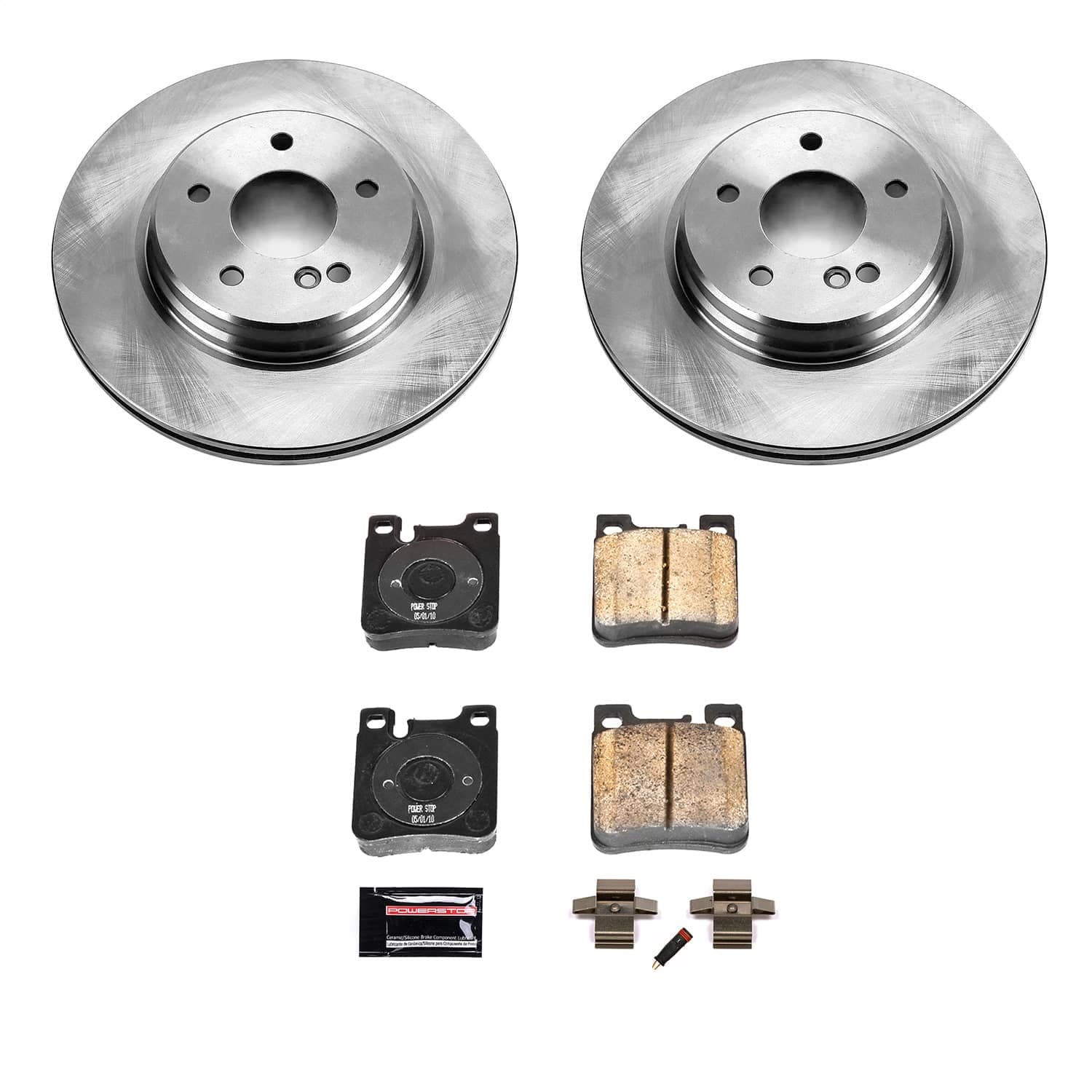 Power Stop - KOE9107 - Rear - Disc Brake Pad and Rotor Kit image 1