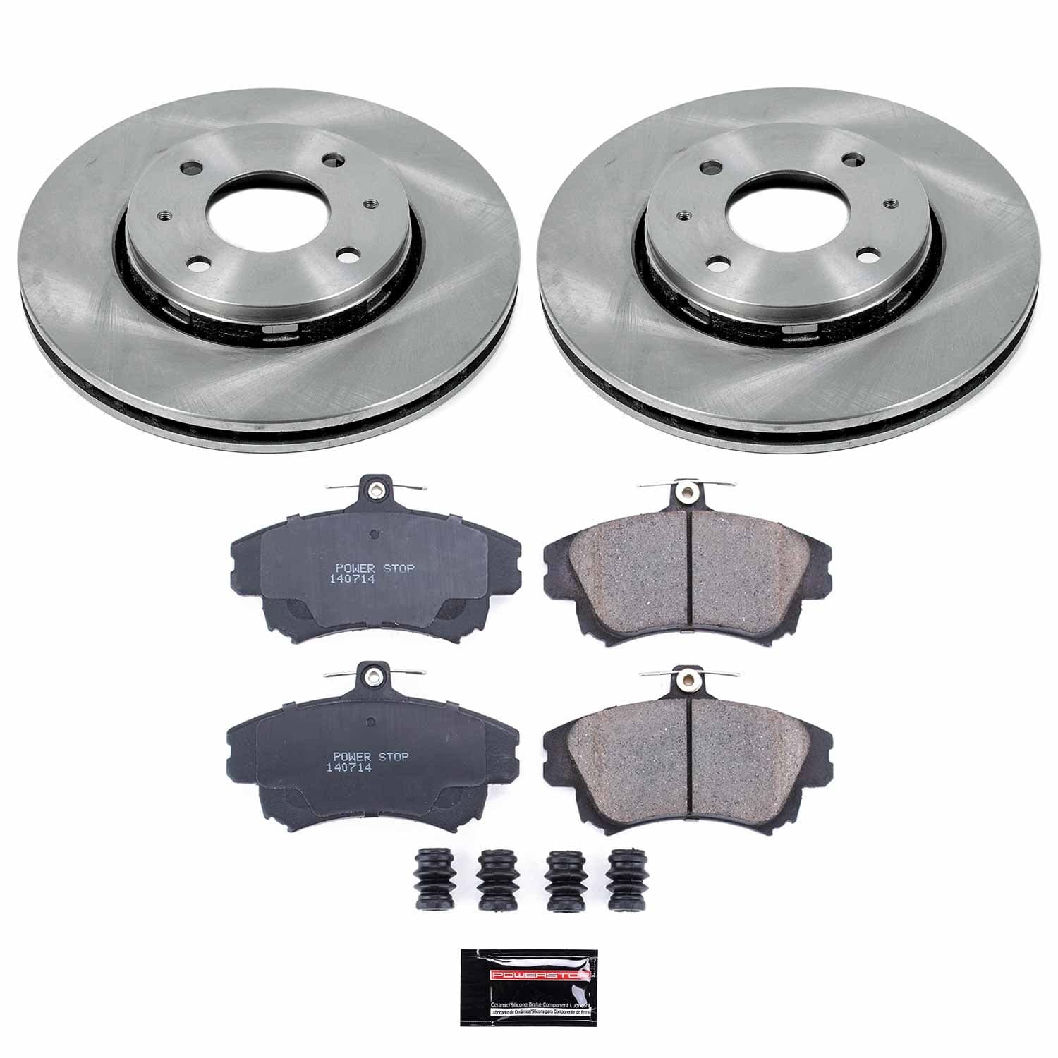 Power Stop - KOE911 - Front - Disc Brake Pad and Rotor Kit image 1