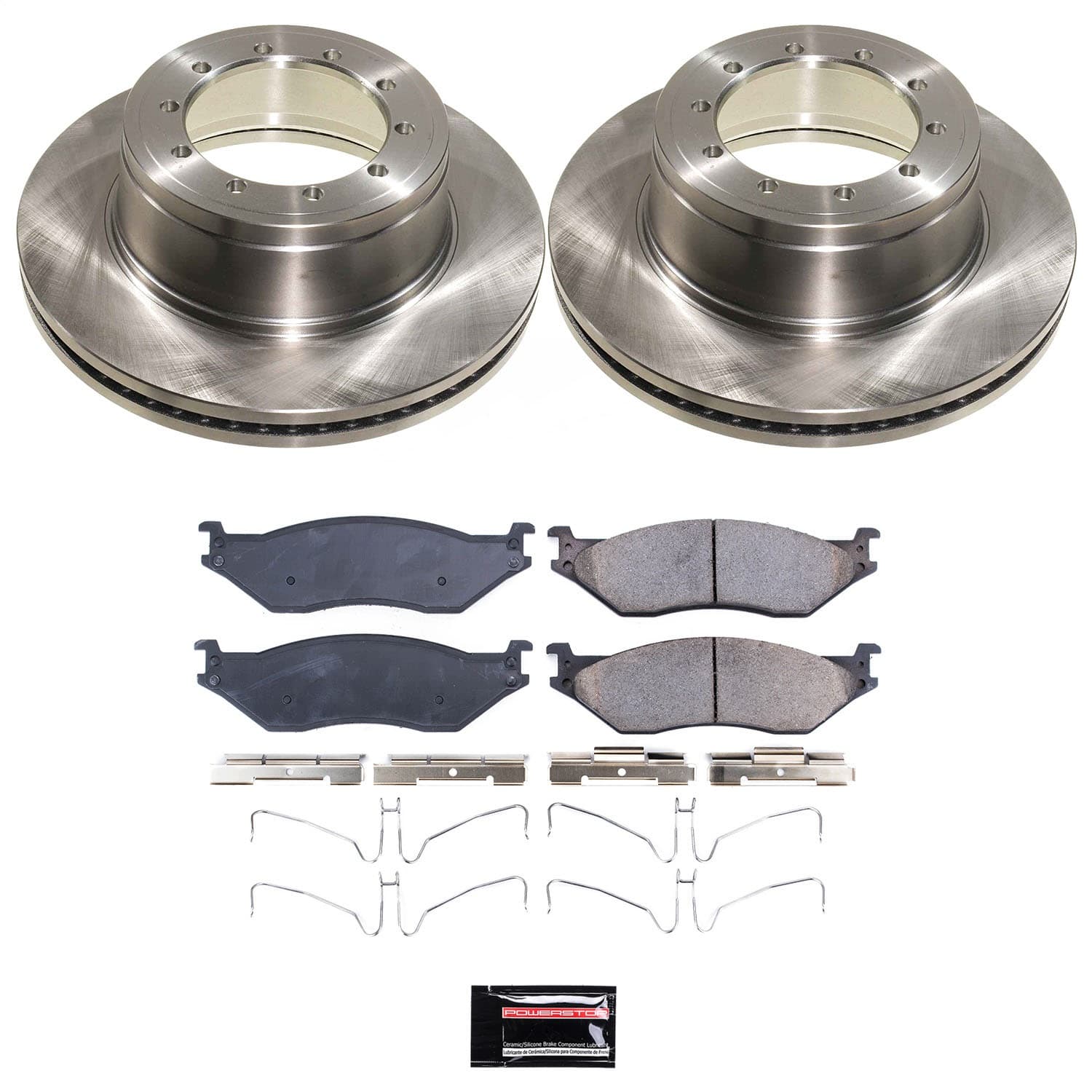 Power Stop - KOE9186 - Rear - Disc Brake Pad and Rotor Kit image 1