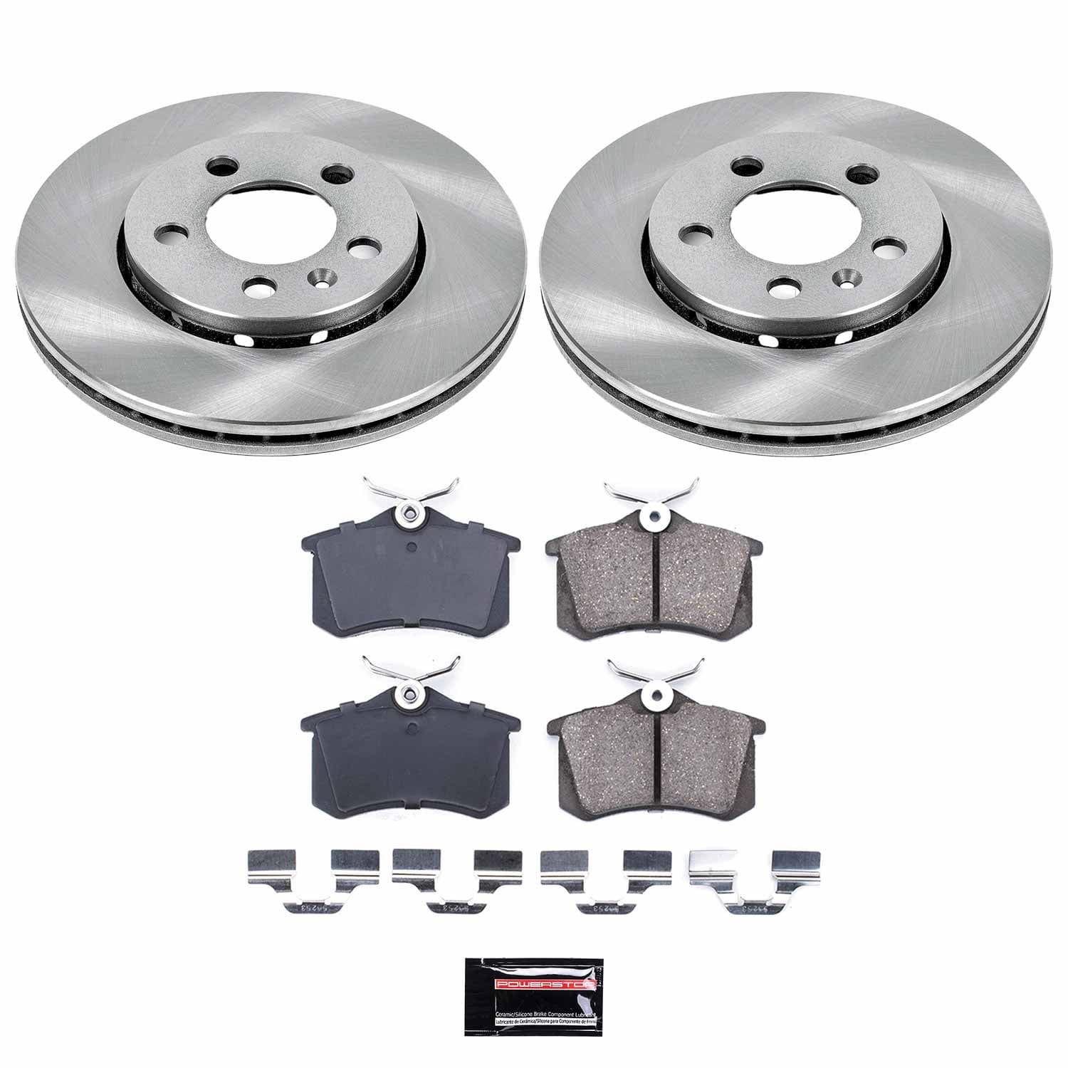 Power Stop - KOE920 - Rear - Disc Brake Pad and Rotor Kit image 1