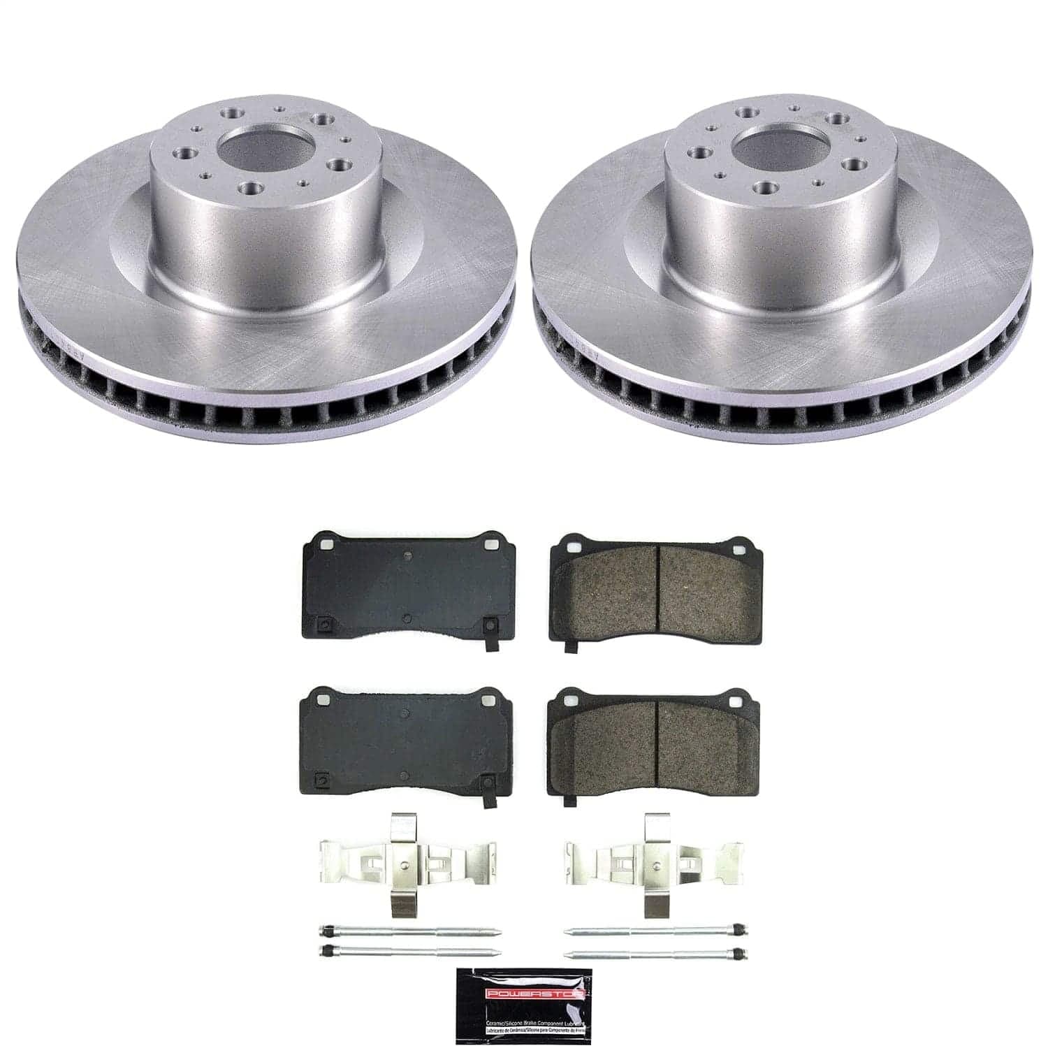 Power Stop - KOE9251 - Front - Disc Brake Pad and Rotor Kit image 1