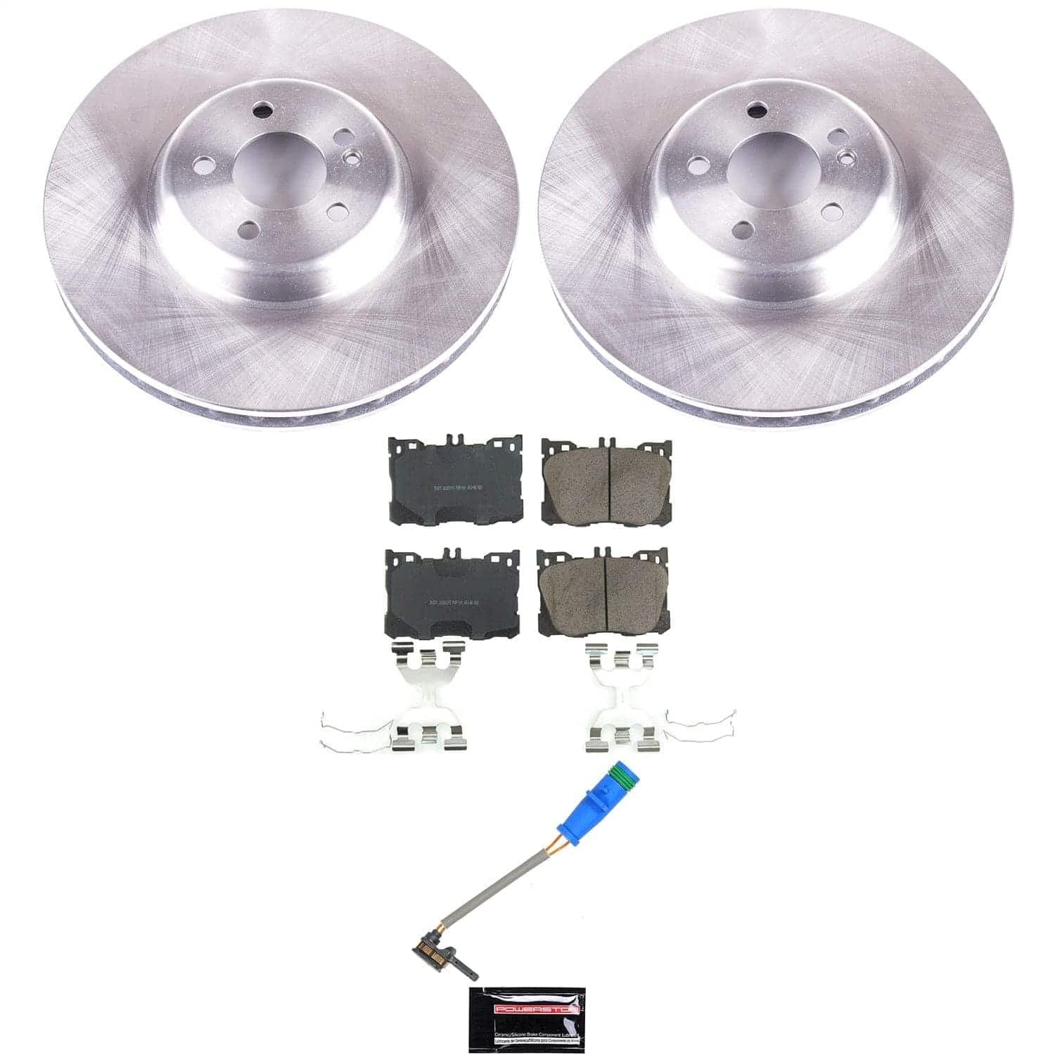Power Stop - KOE9260 - Front - Disc Brake Pad and Rotor Kit image 1