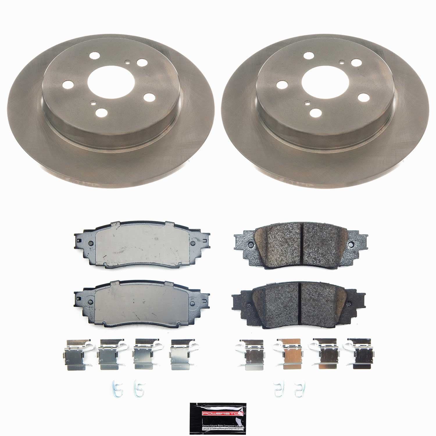 Power Stop - KOE9275 - Rear - Disc Brake Pad and Rotor Kit image 1