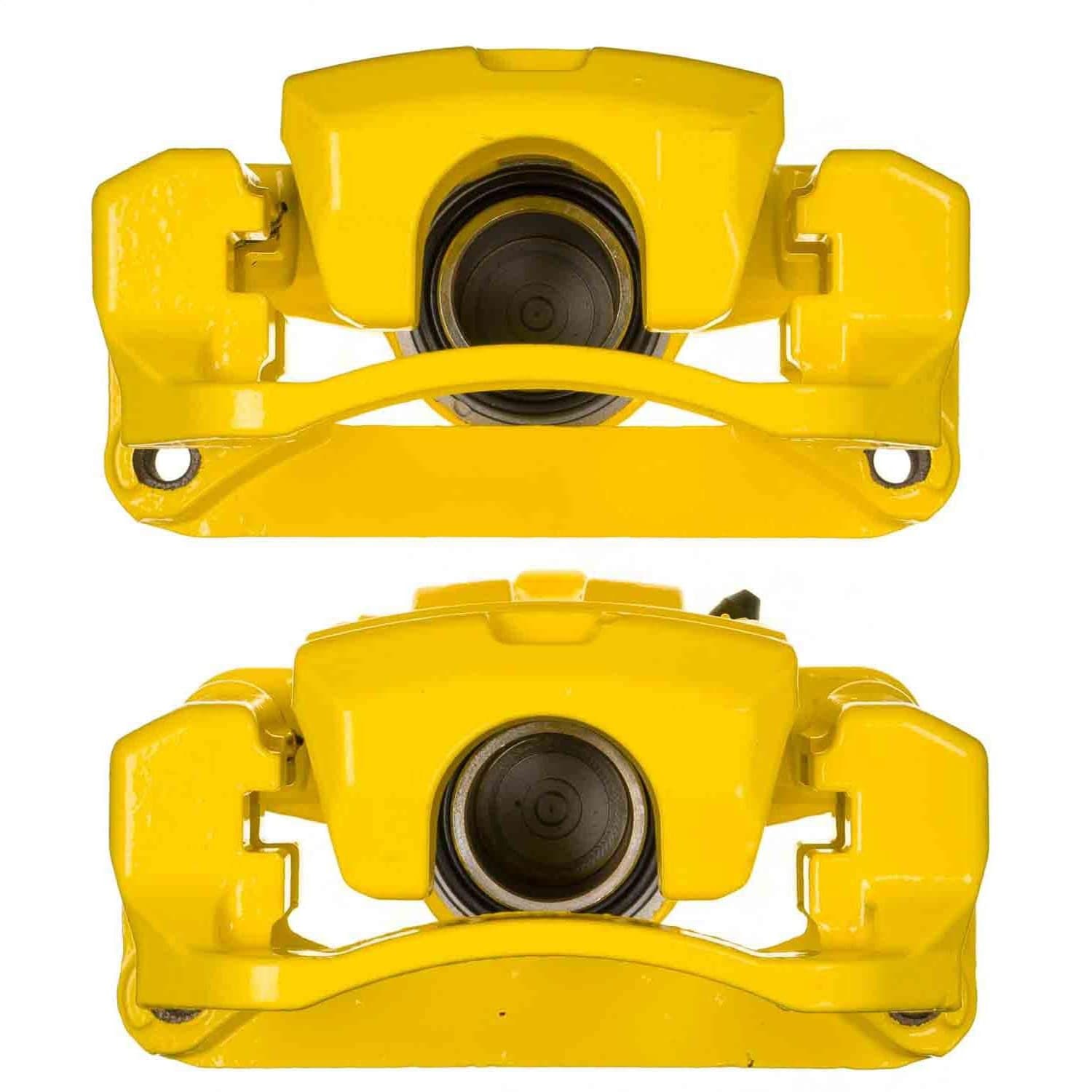 Power Stop - S7092YLW - Rear - Disc Brake Caliper Set image 1