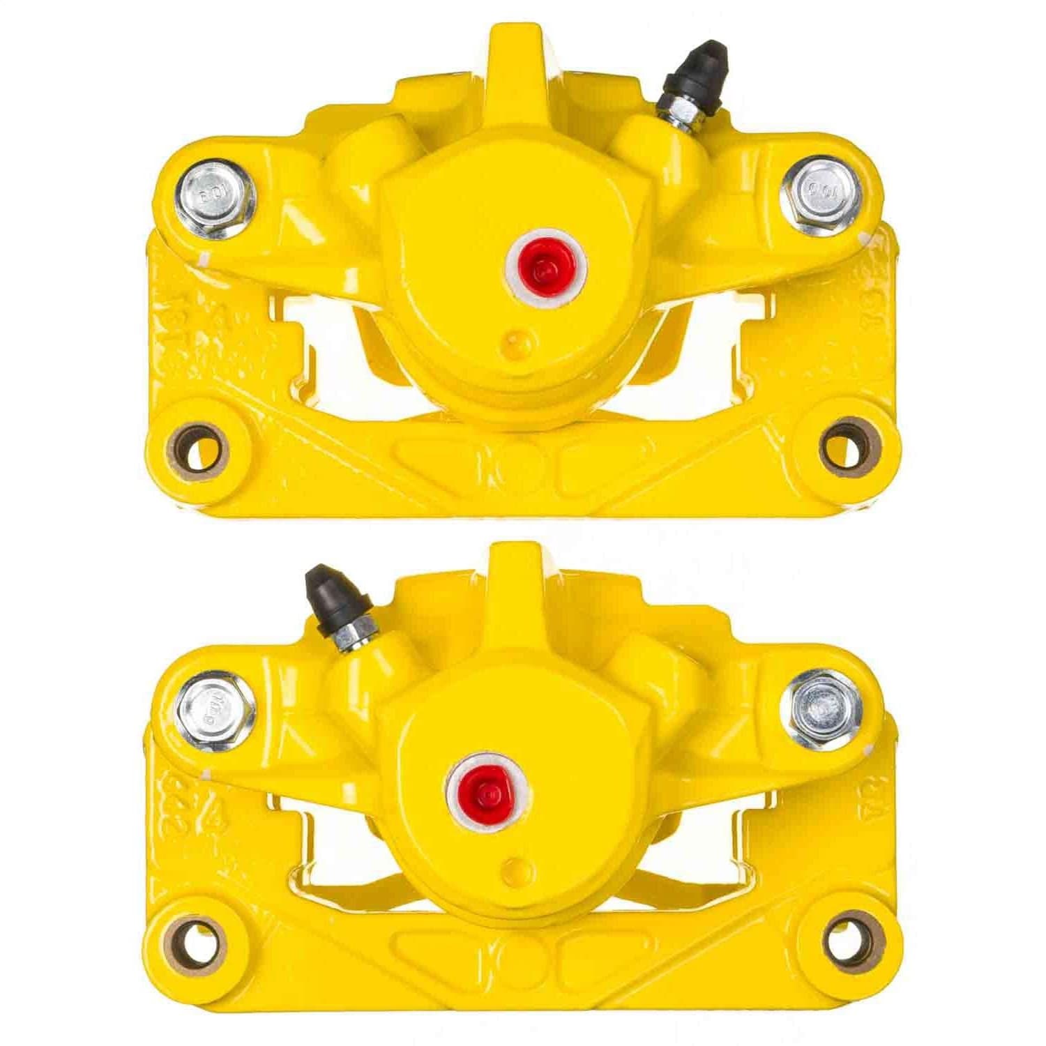 Power Stop - S7092YLW - Rear - Disc Brake Caliper Set image 2