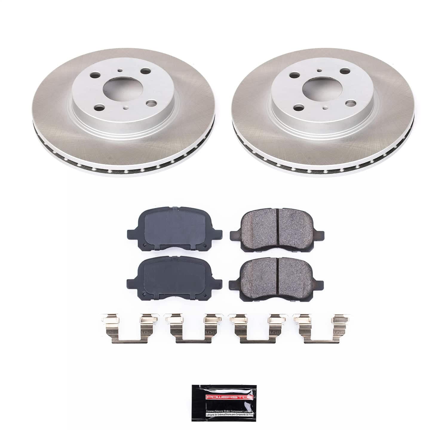 Power Stop - SC1152 - Front - Disc Brake Pad and Rotor Kit image 1