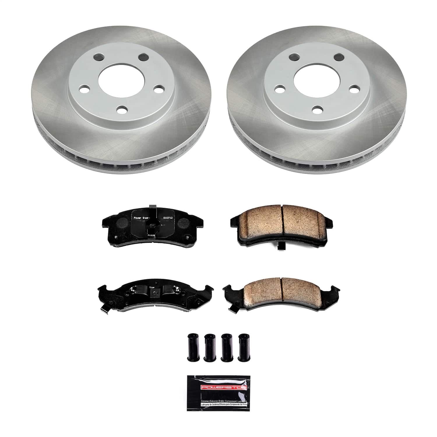 Power Stop - SC1534 - Front - Disc Brake Pad and Rotor Kit image 1