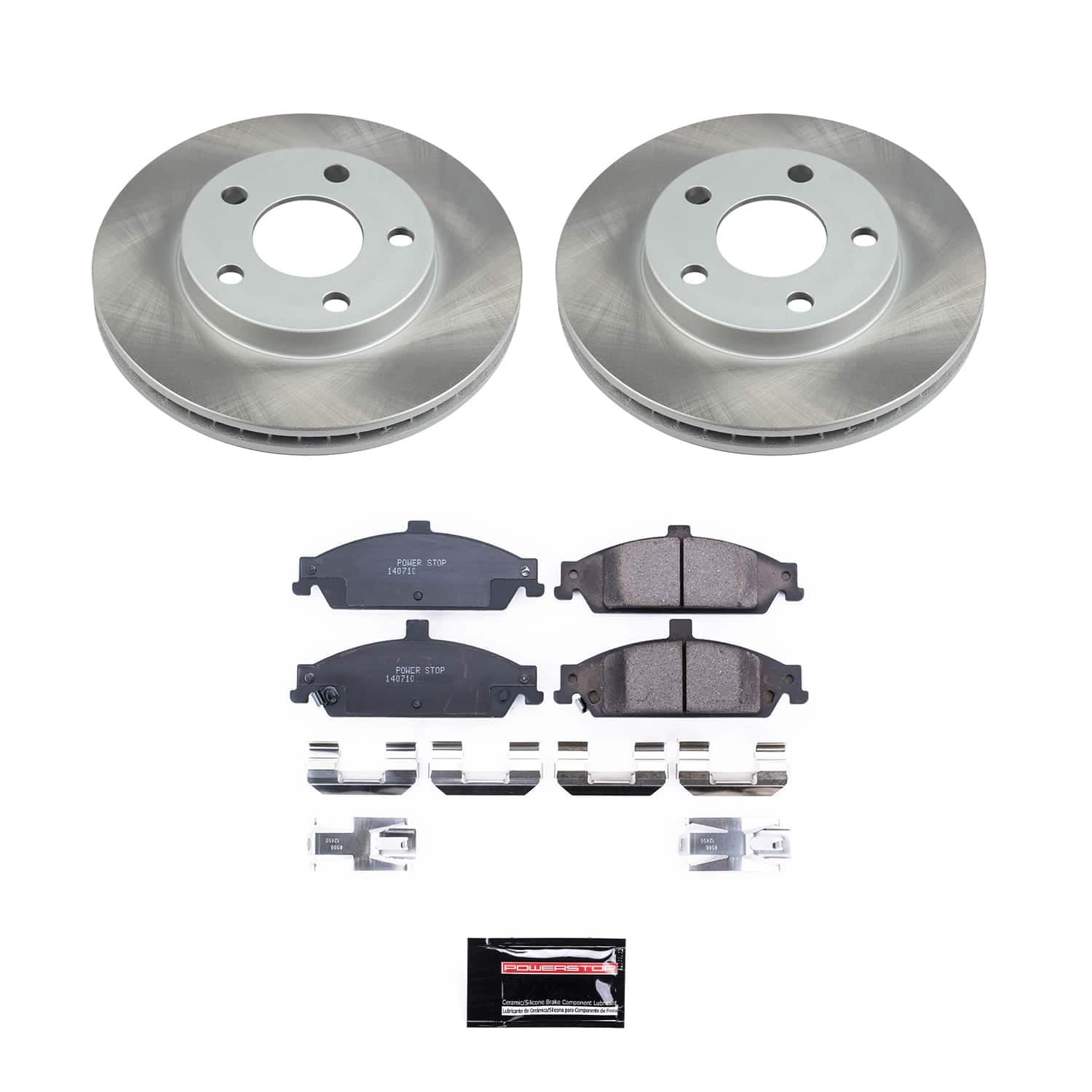 Power Stop - SC1551 - Front - Disc Brake Pad and Rotor Kit image 1