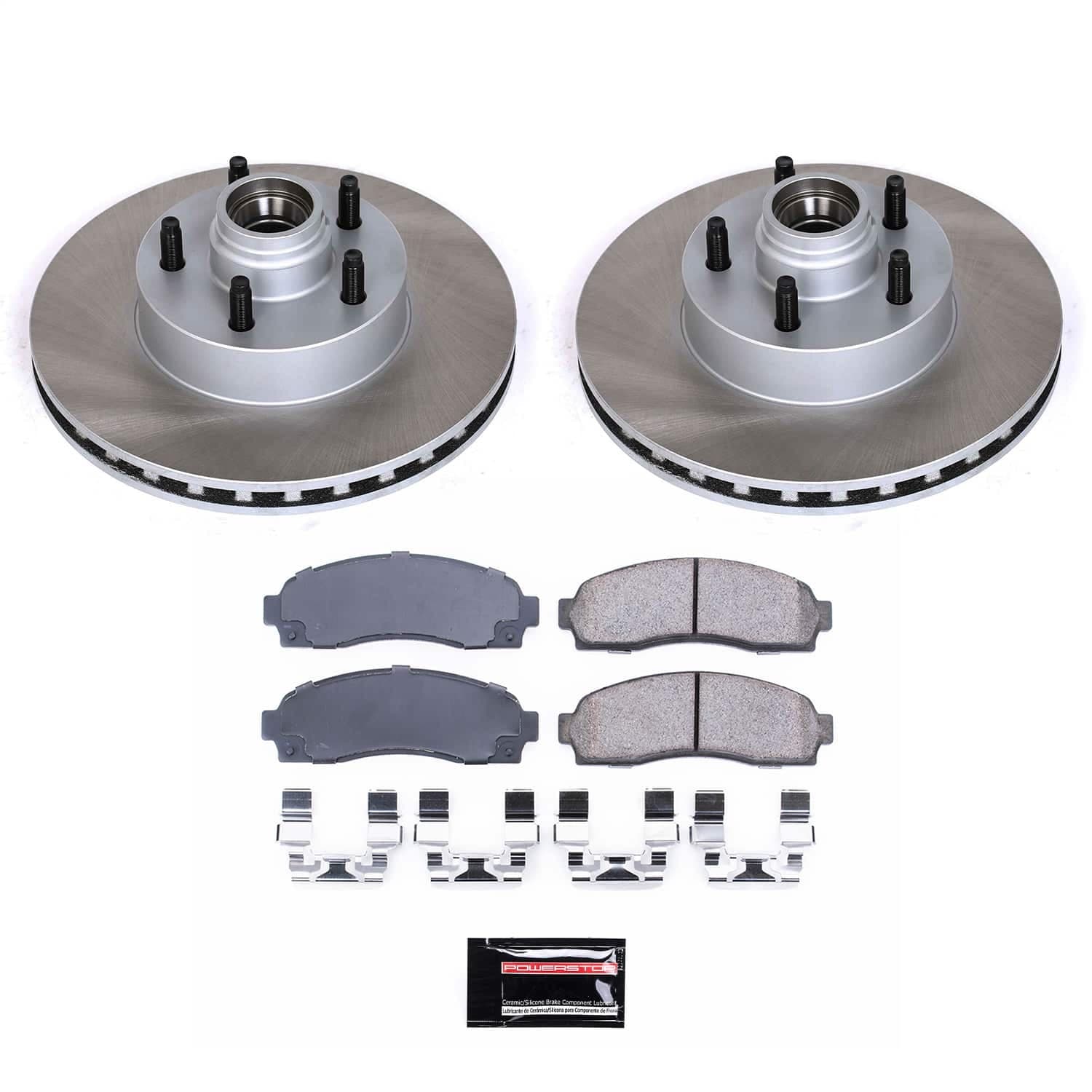 Power Stop - SC1857 - Front - Disc Brake Pad and Rotor Kit image 1
