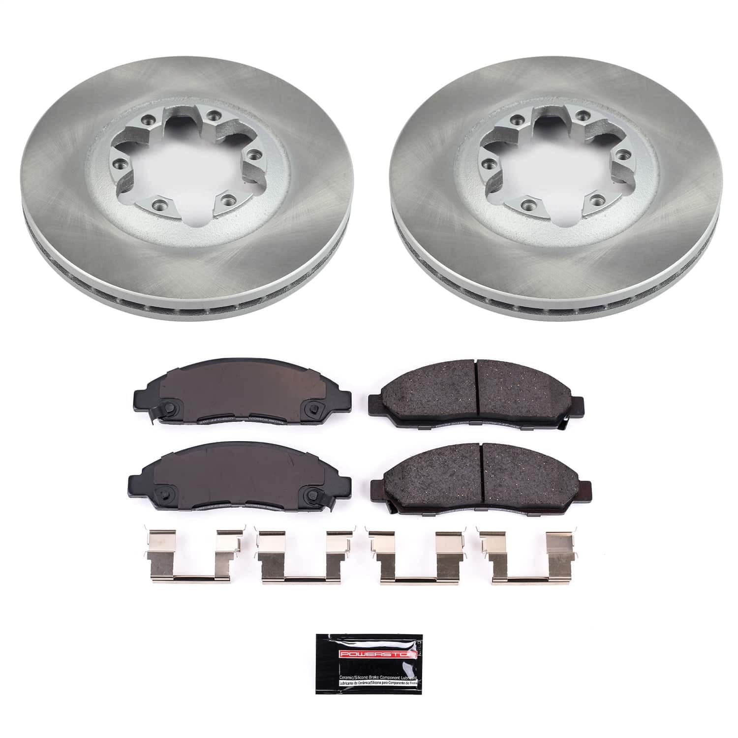 Power Stop - SC2066 - Front - Disc Brake Pad and Rotor Kit image 1
