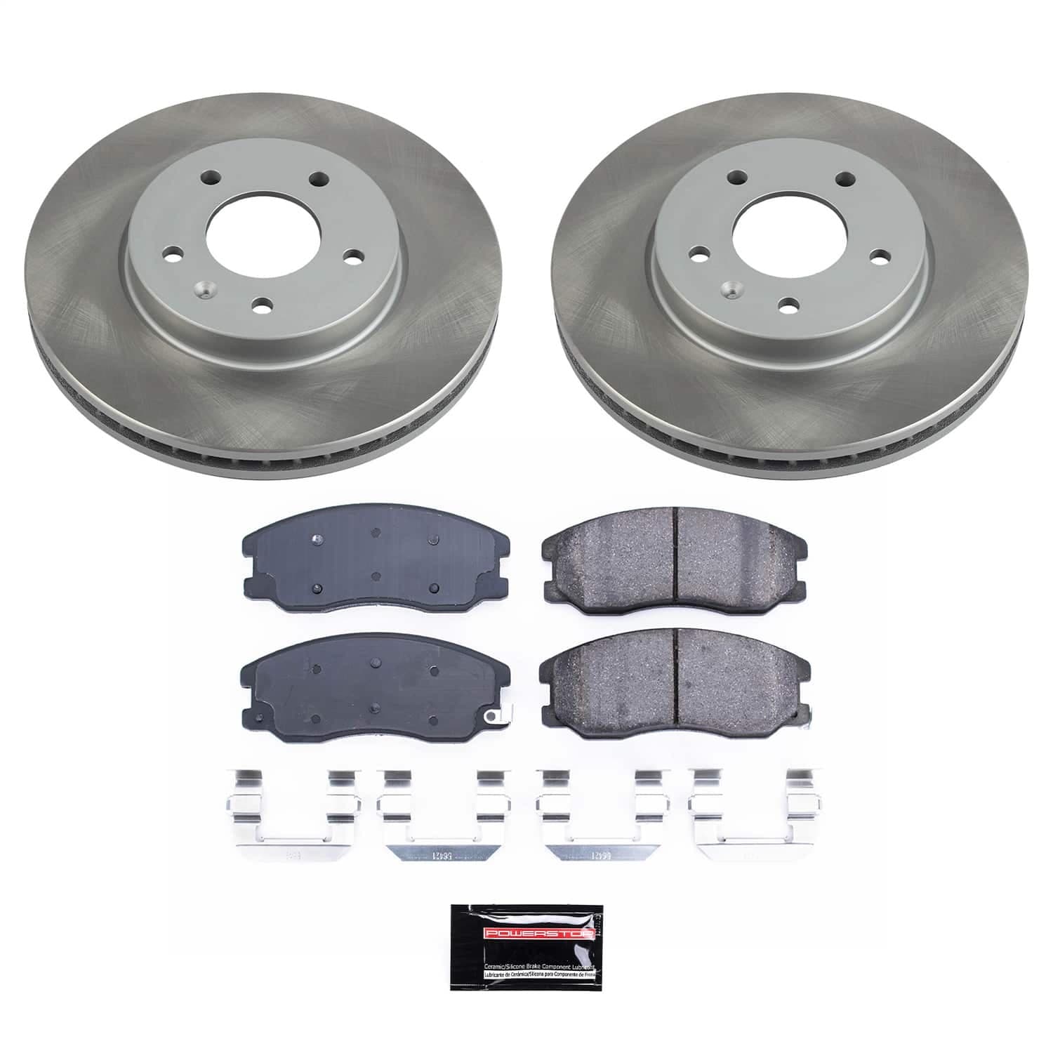Power Stop - SC2090 - Front - Disc Brake Pad and Rotor Kit image 1
