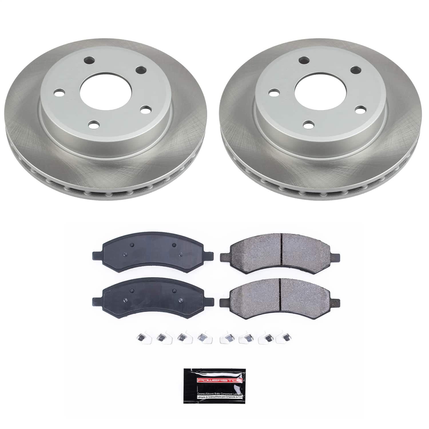 Power Stop - SC2193 - Front - Disc Brake Pad and Rotor Kit image 1