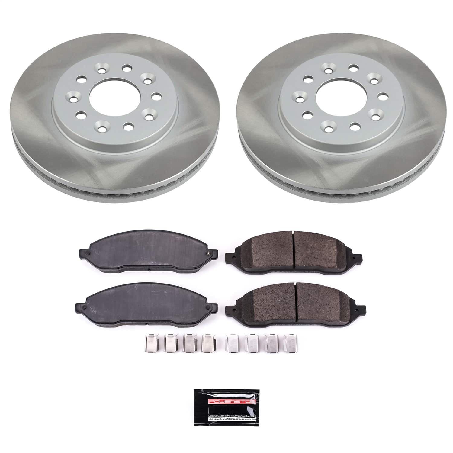 Power Stop - SC3051 - Front - Disc Brake Pad and Rotor Kit image 1