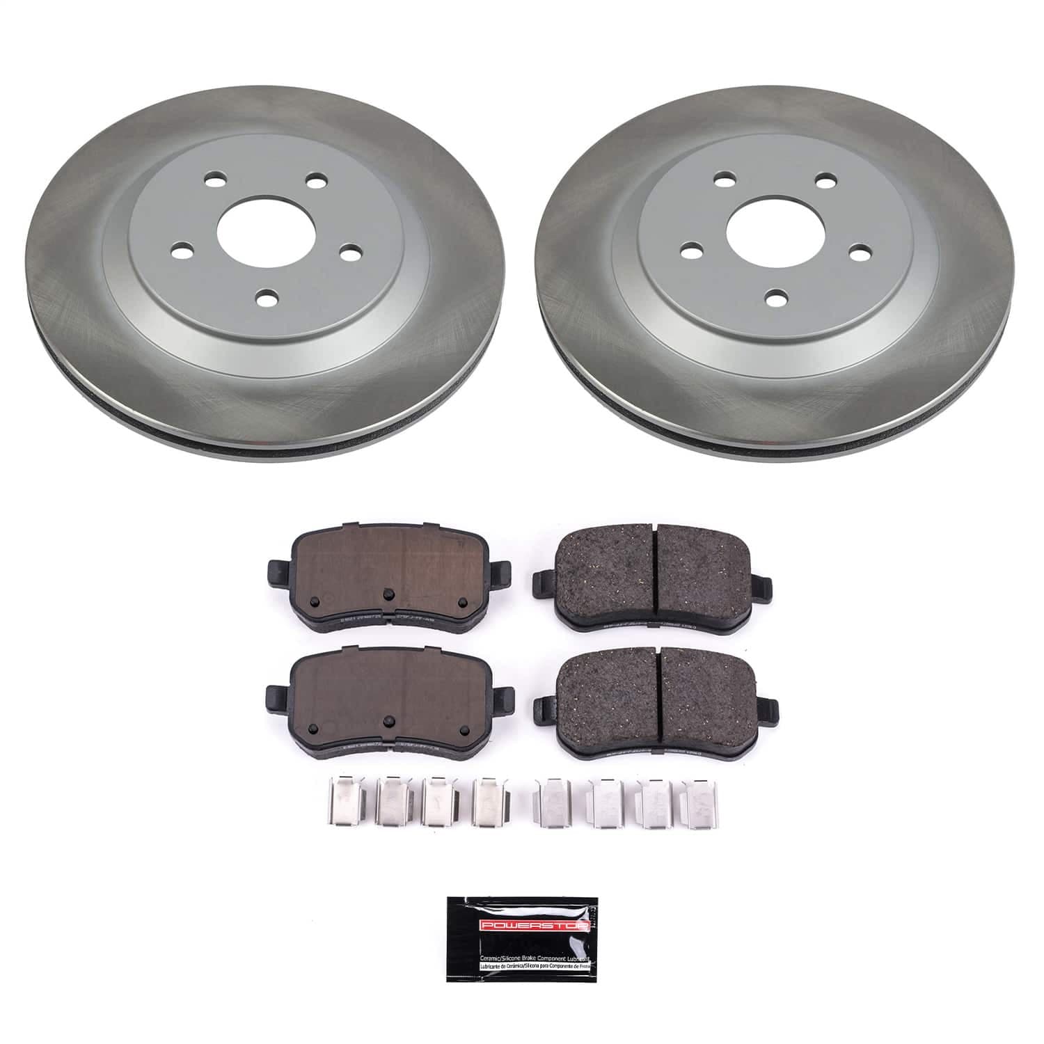 Power Stop - SC3061 - Rear - Disc Brake Pad and Rotor Kit image 1