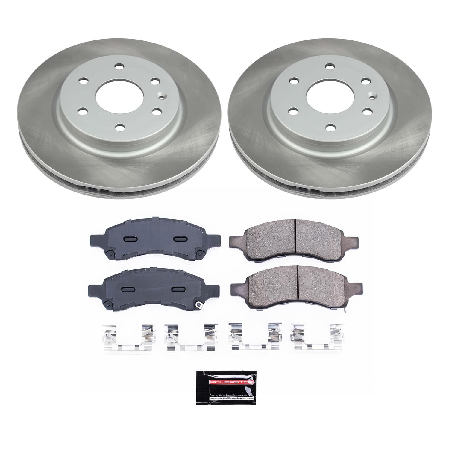 Power Stop - SC4657 - Front - Disc Brake Pad and Rotor Kit image 1