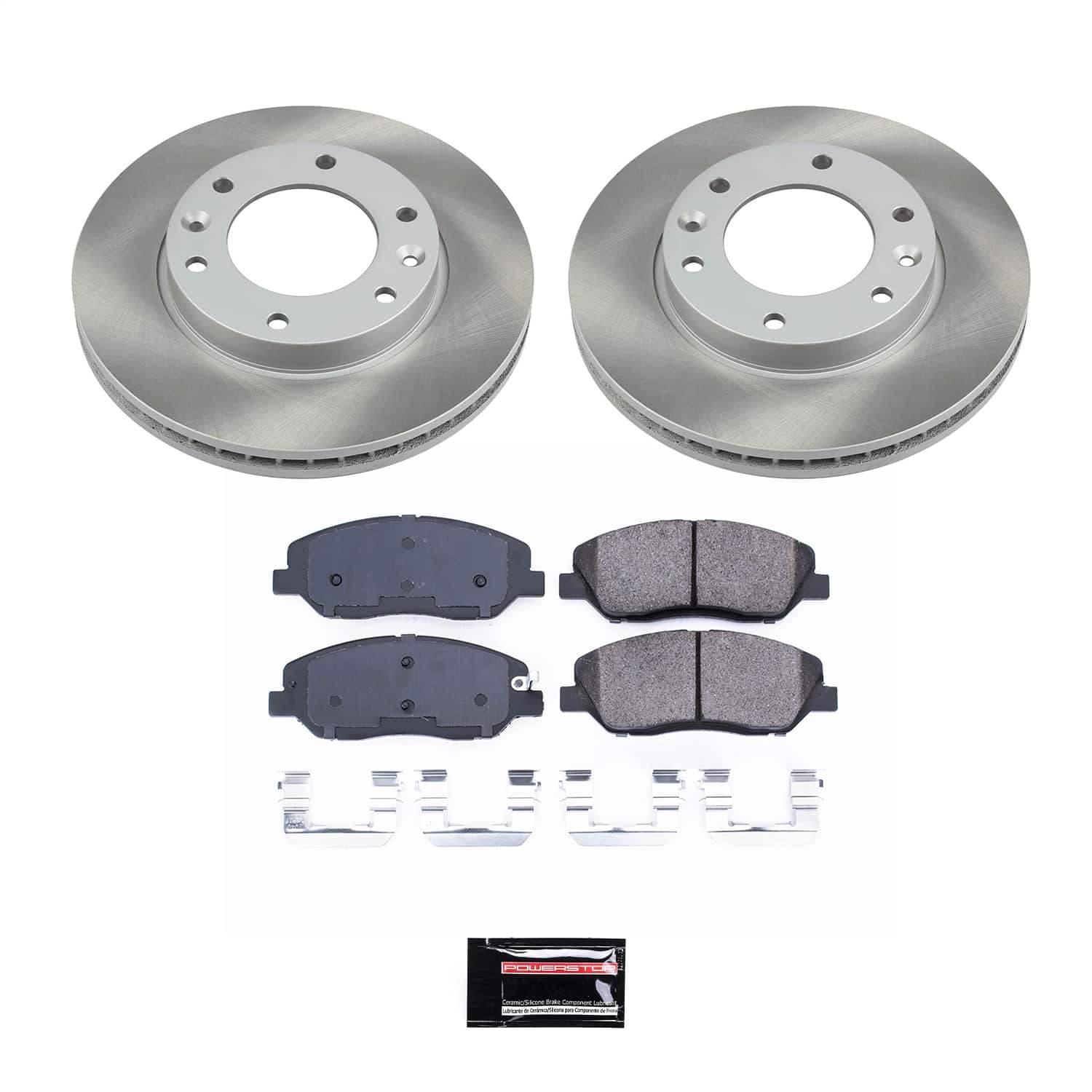 Power Stop - SC4664 - Front - Disc Brake Pad and Rotor Kit image 1
