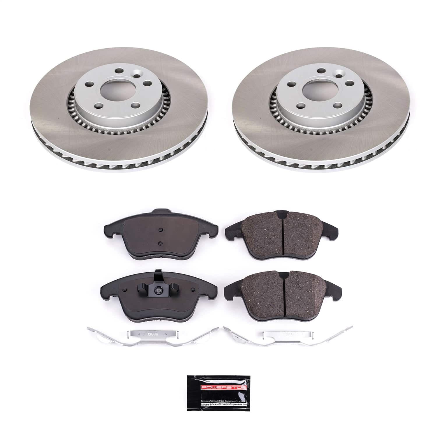 Power Stop - SC4701 - Front - Disc Brake Pad and Rotor Kit image 1