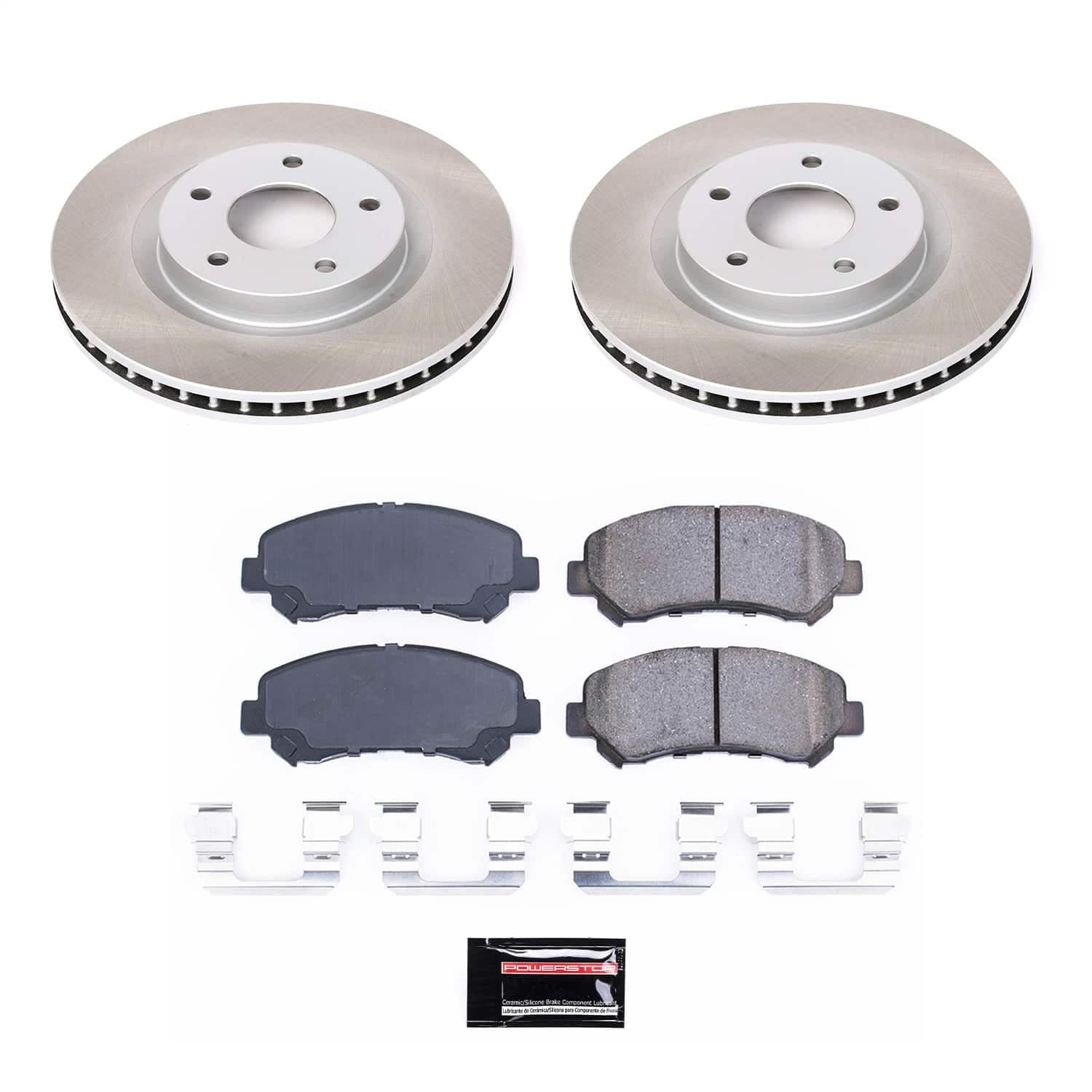 Power Stop - SC4724 - Front - Disc Brake Pad and Rotor Kit image 1