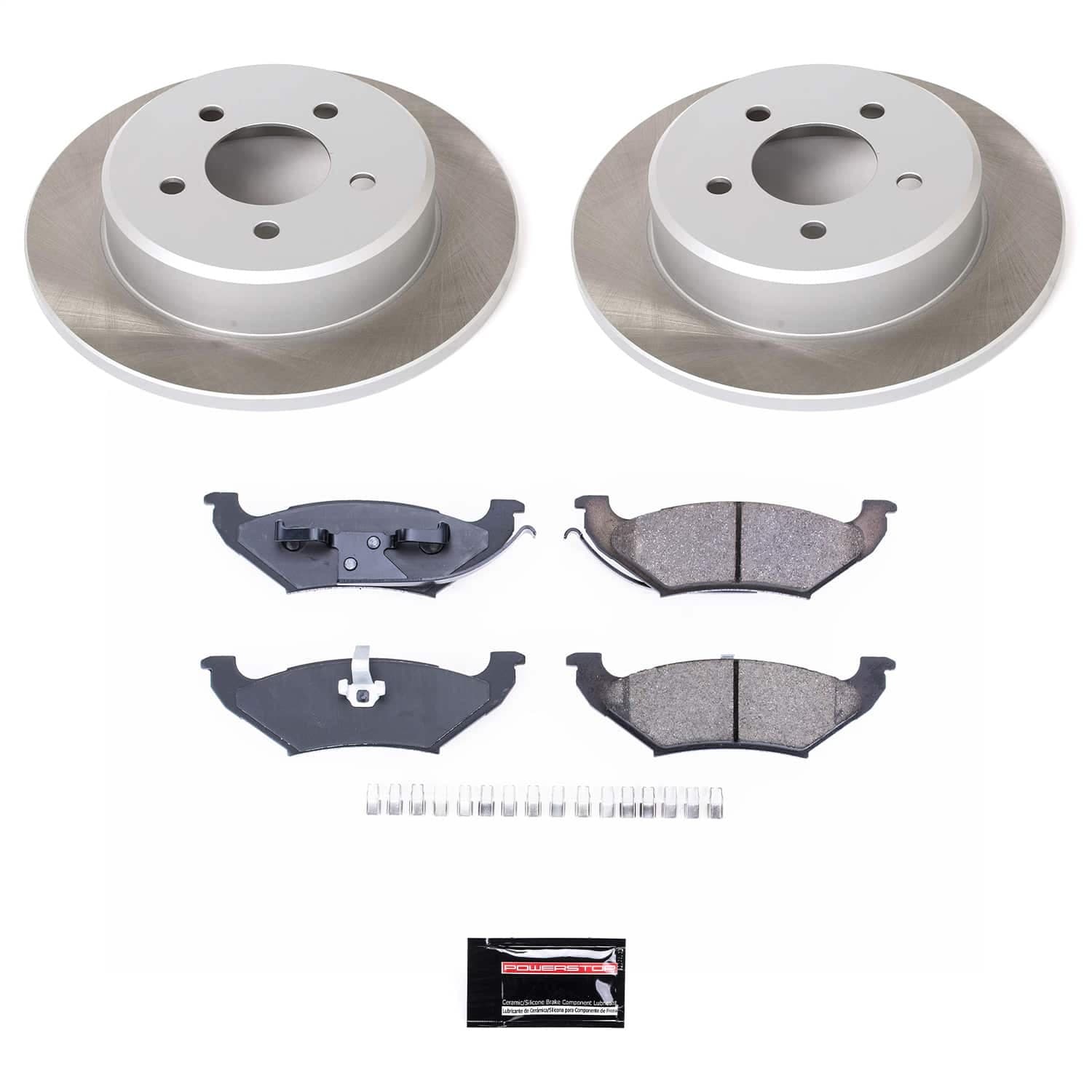 Power Stop - SC5149 - Rear - Disc Brake Pad and Rotor Kit image 1