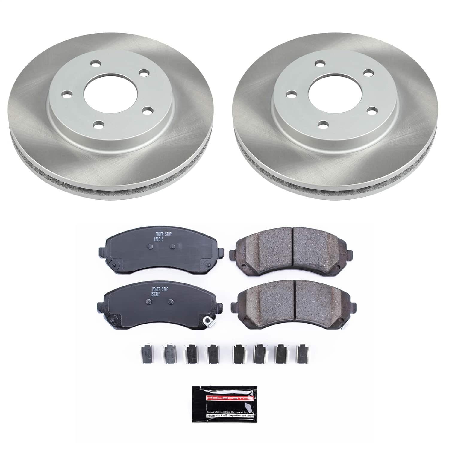 Power Stop - SC5233 - Front - Disc Brake Pad and Rotor Kit image 1